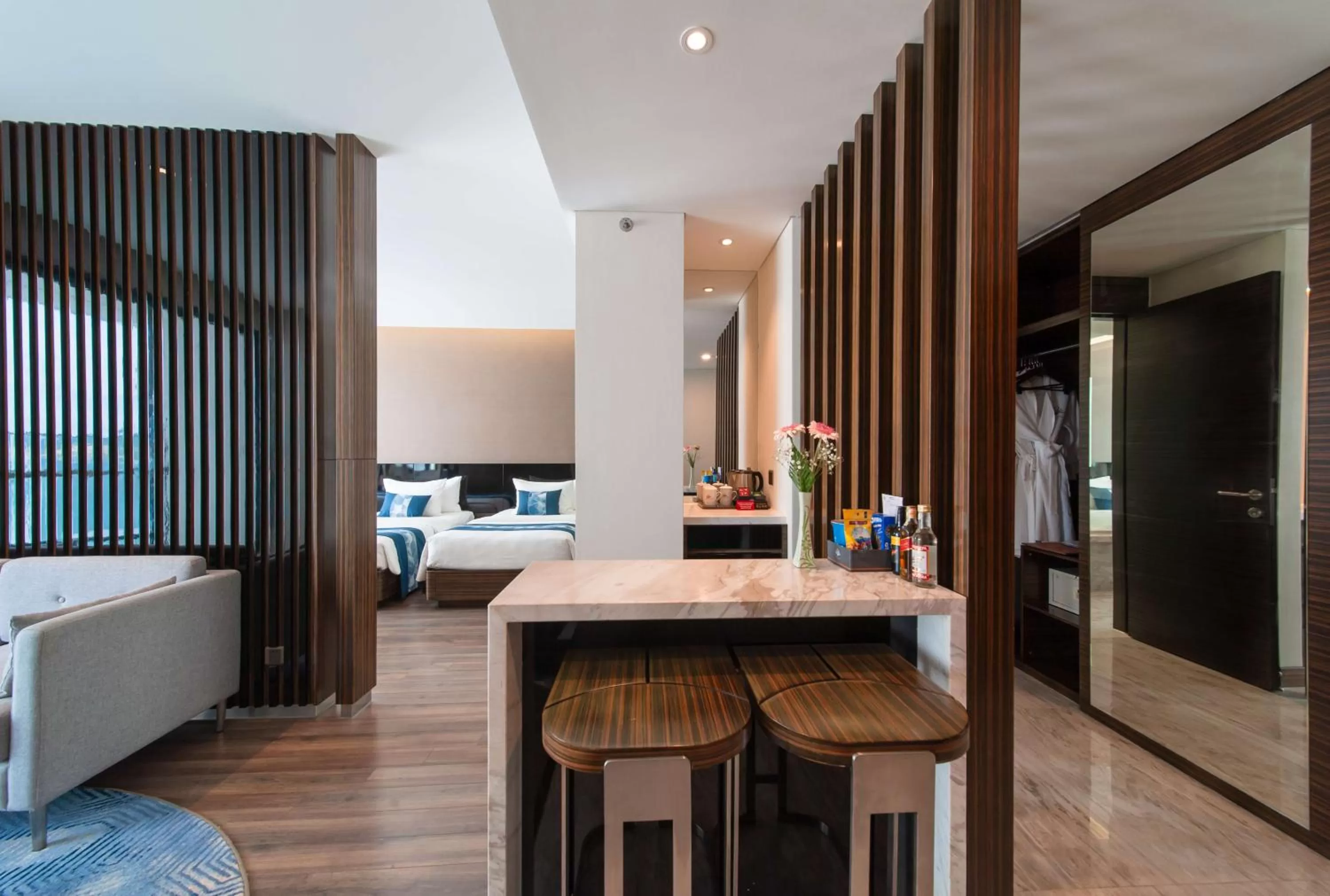 Bed in Queen Ann Nha Trang Hotel