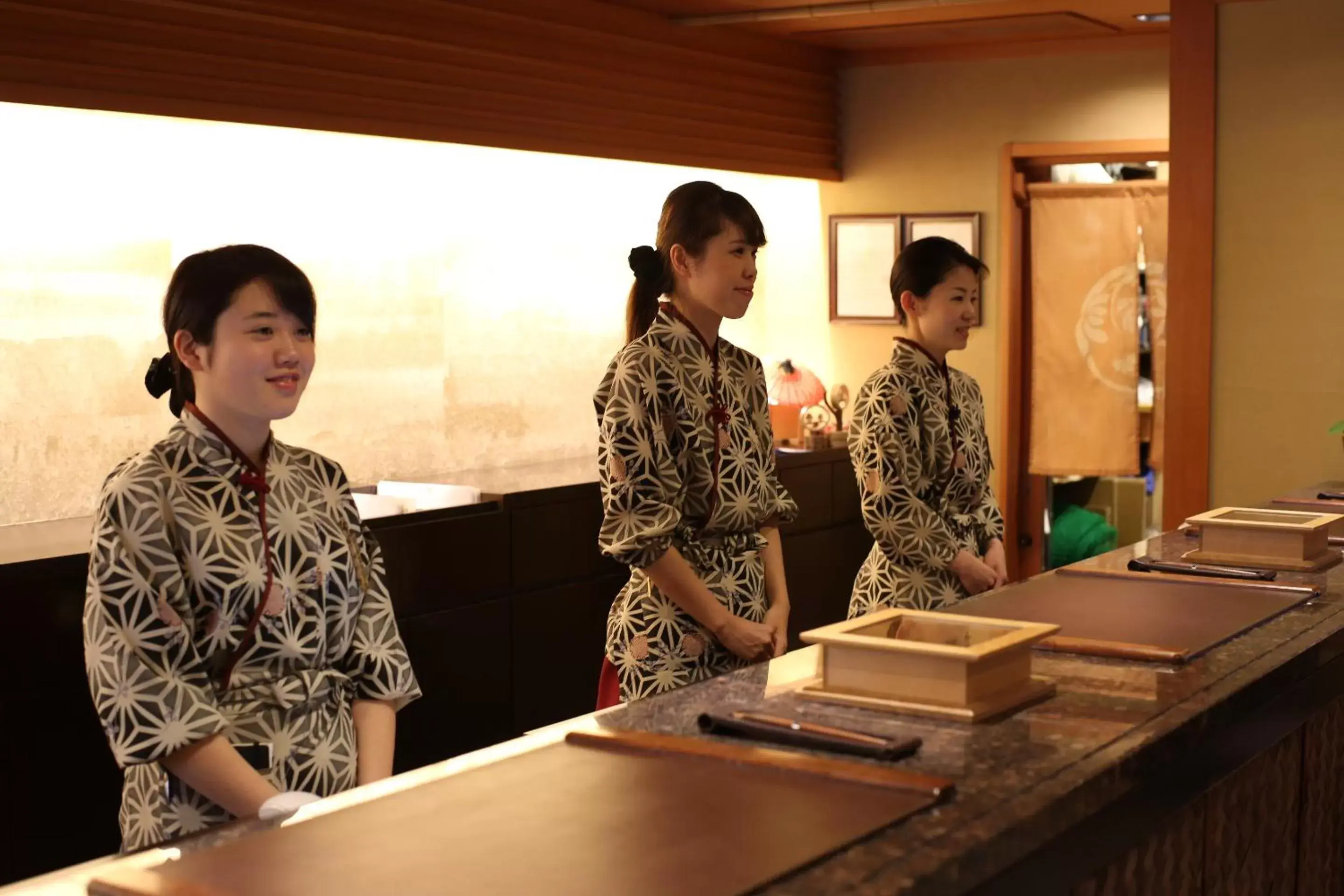 Lobby or reception in Kadensho, Arashiyama Onsen, Kyoto - Kyoritsu Resort