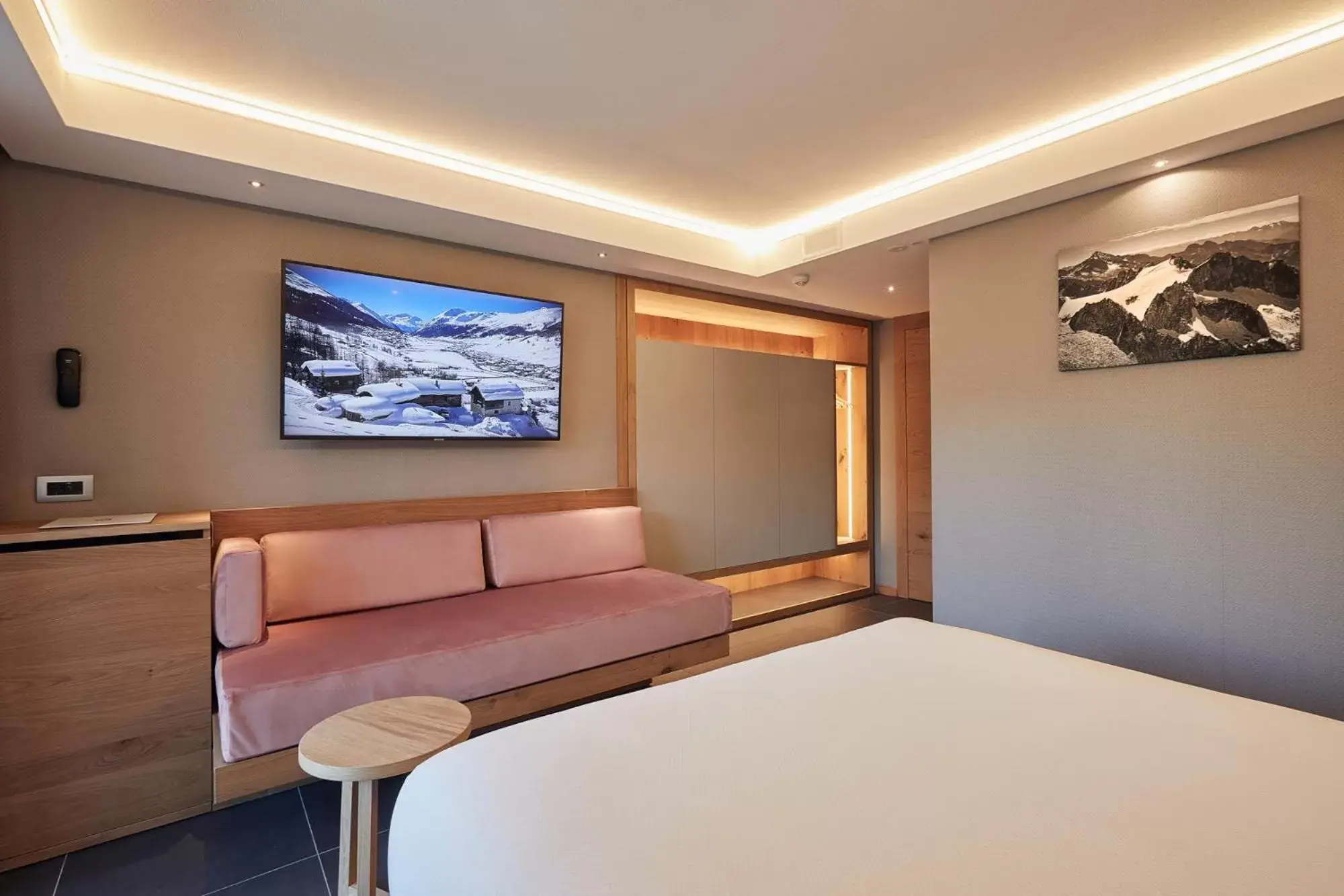 Bedroom, TV/Entertainment Center in Dimora Degli Dei