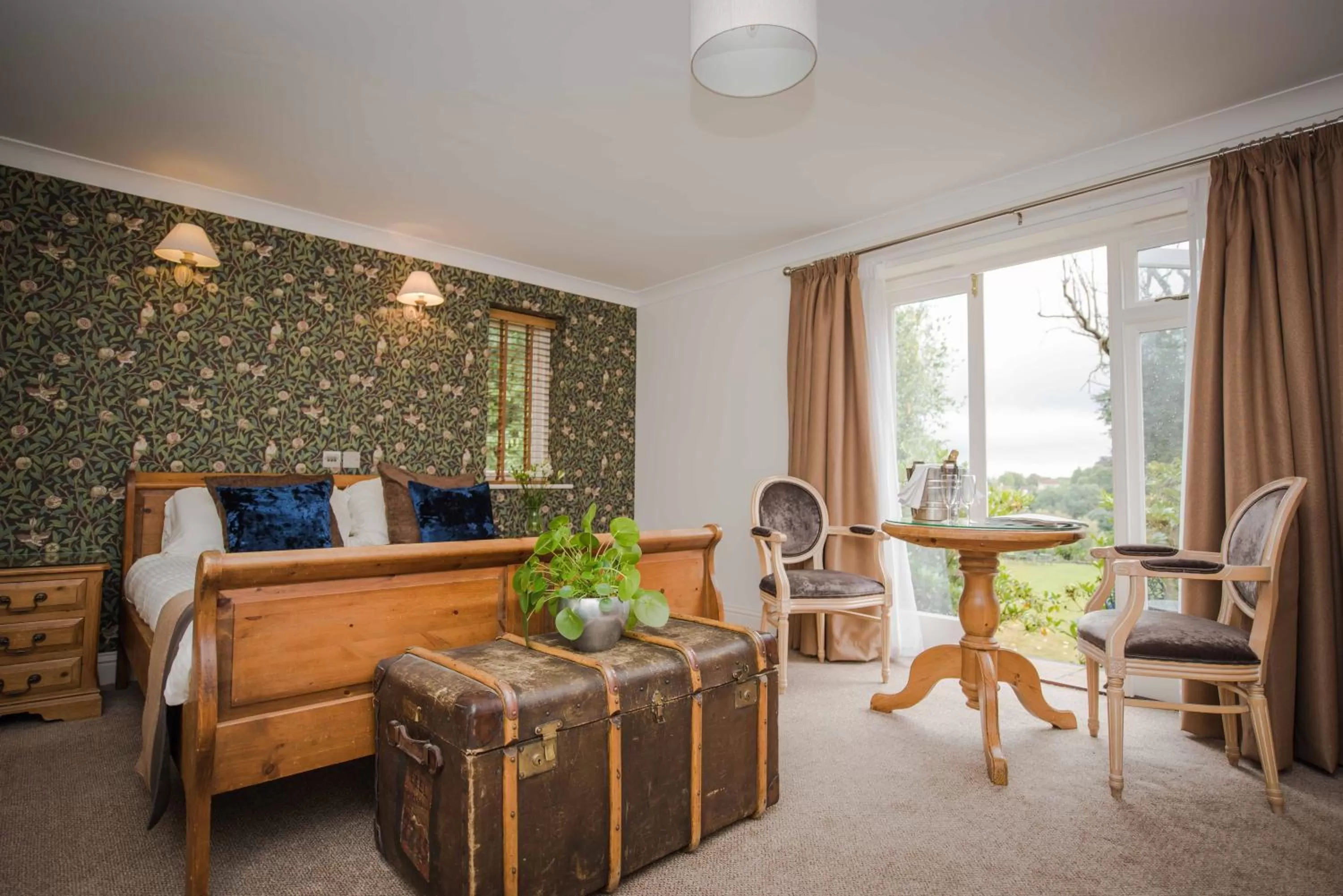 Bedroom in Flackley Ash Country House Hotel
