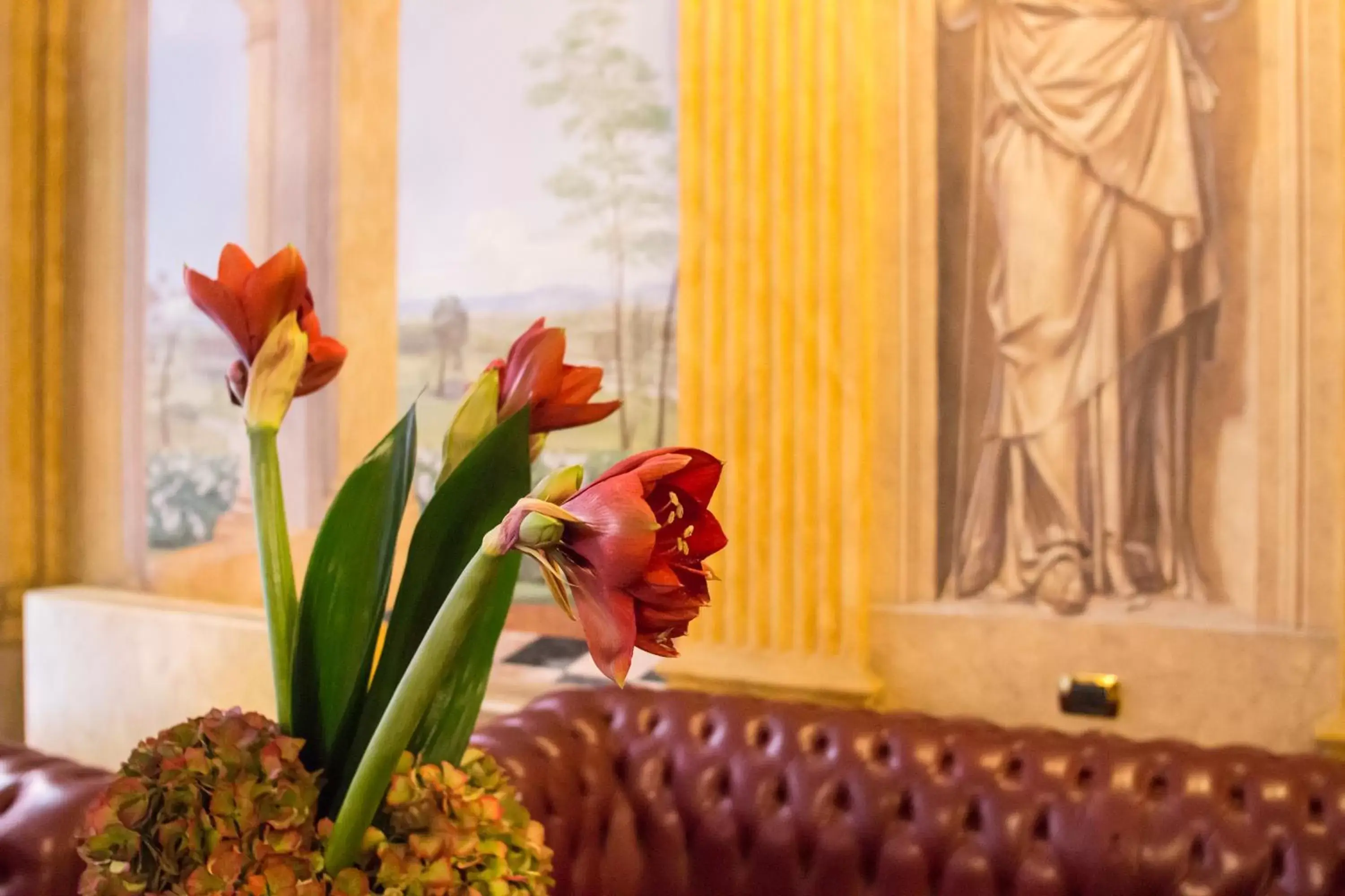 Lobby or reception in Hotel Colomba d'Oro