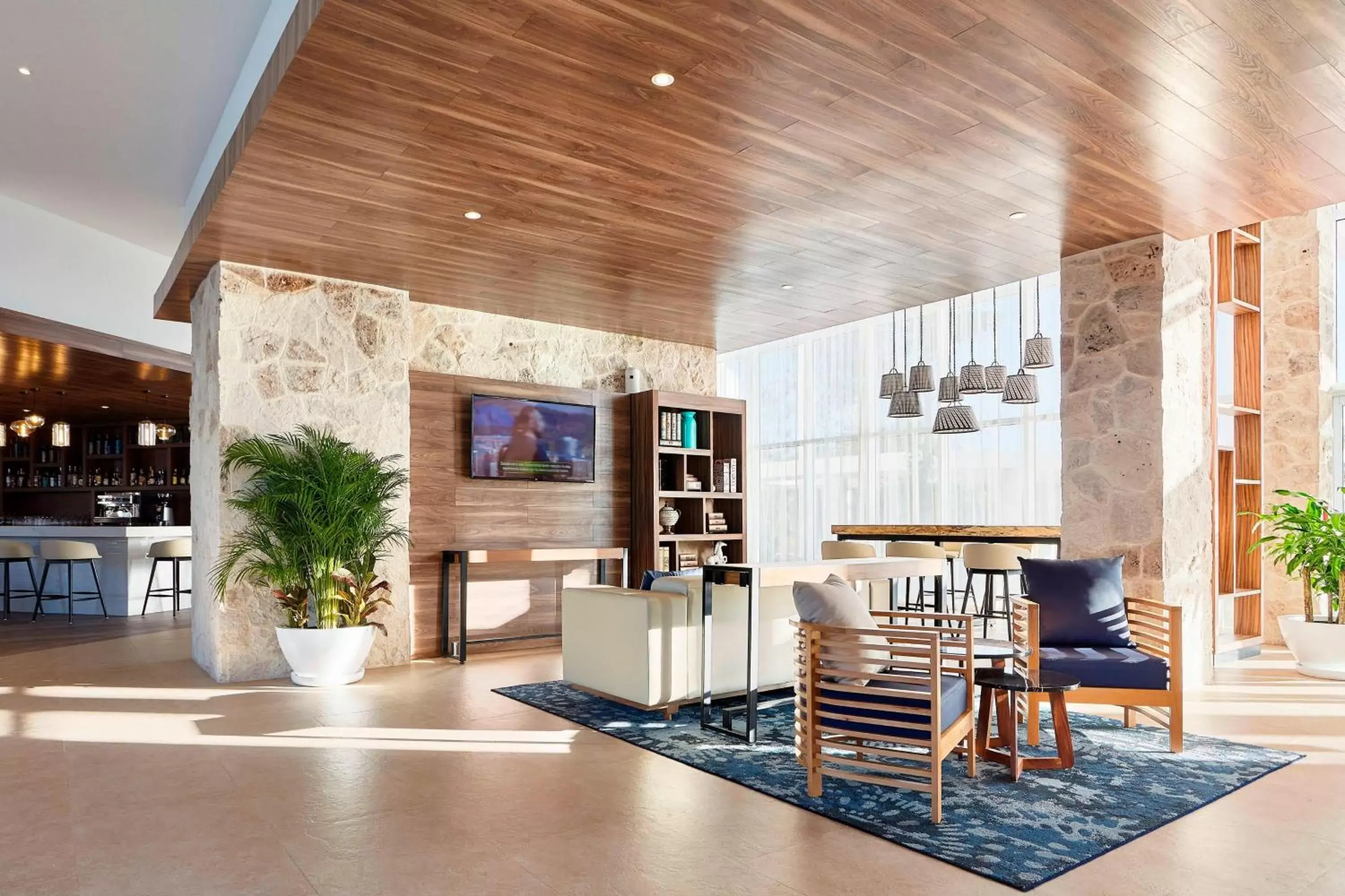 Lobby or reception in Fairfield Inn & Suites by Marriott Cancun Airport