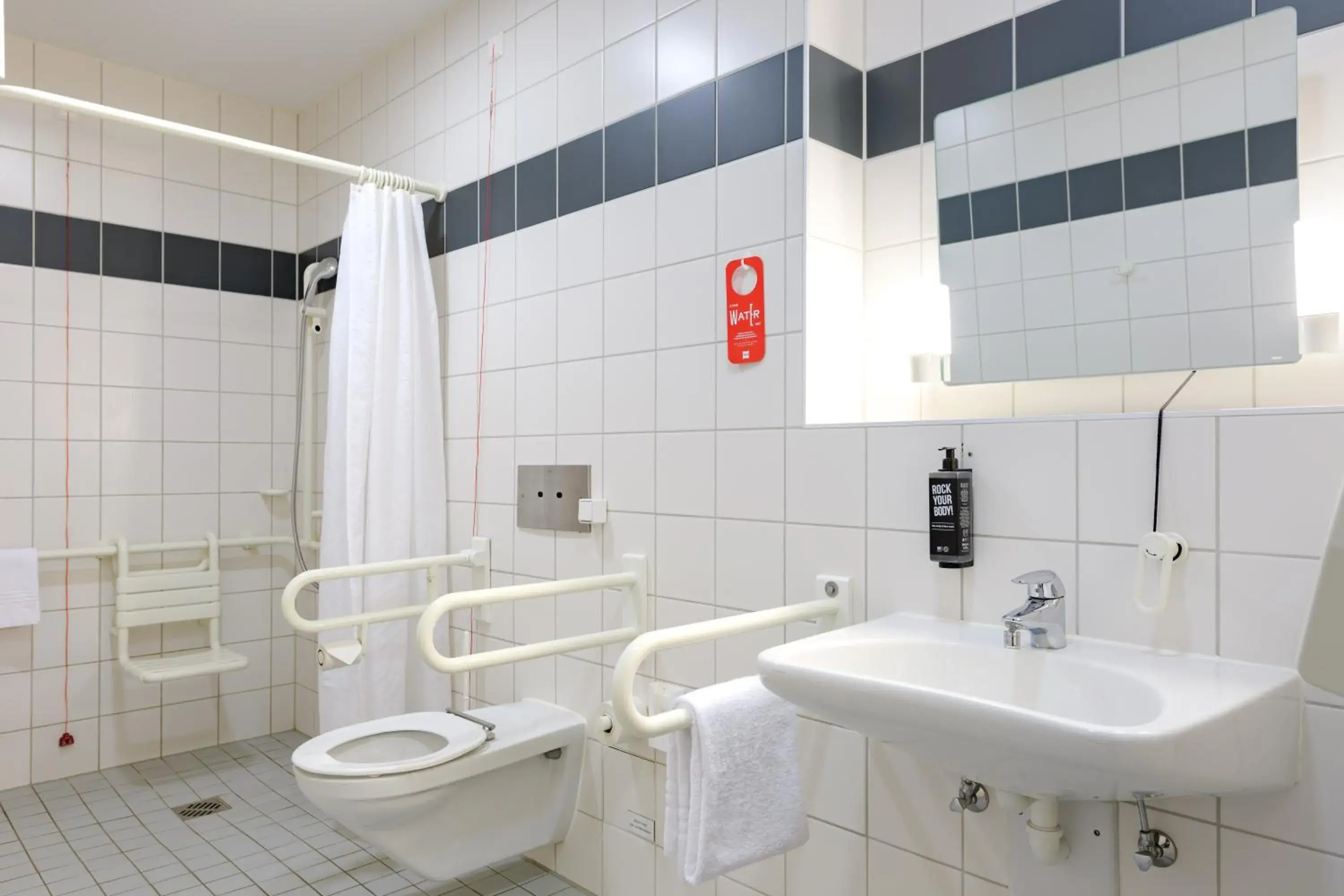 Shower, Bathroom in ibis Heilbronn City