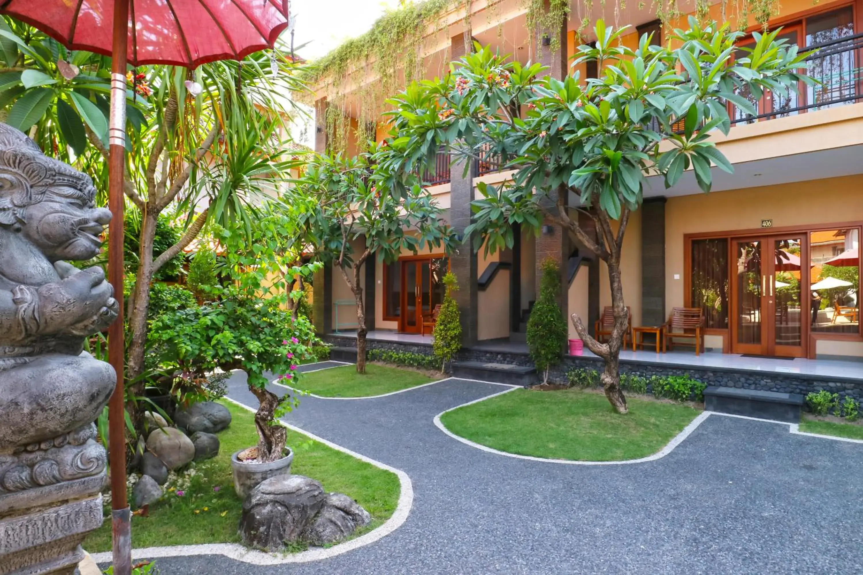 Floor plan, Garden in Gora Beach Inn