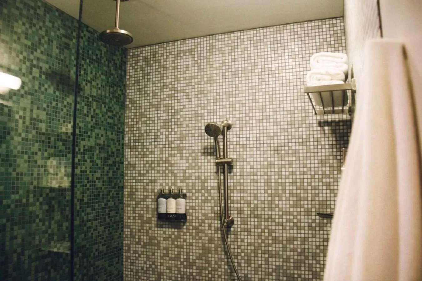 Shower in Modern Hotel