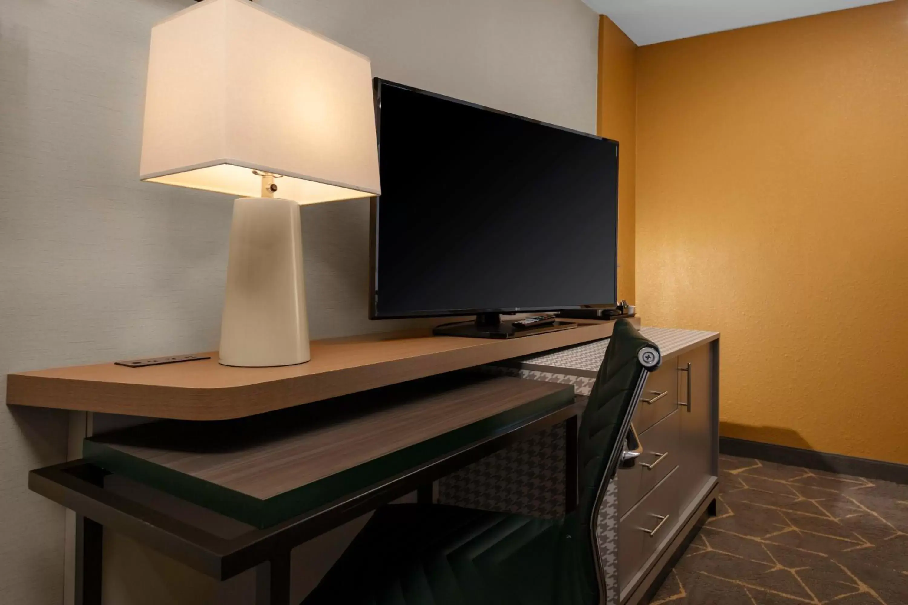 Photo of the whole room, TV/Entertainment Center in Holiday Inn Boston - Dedham Hotel & Conference Center, an IHG Hotel