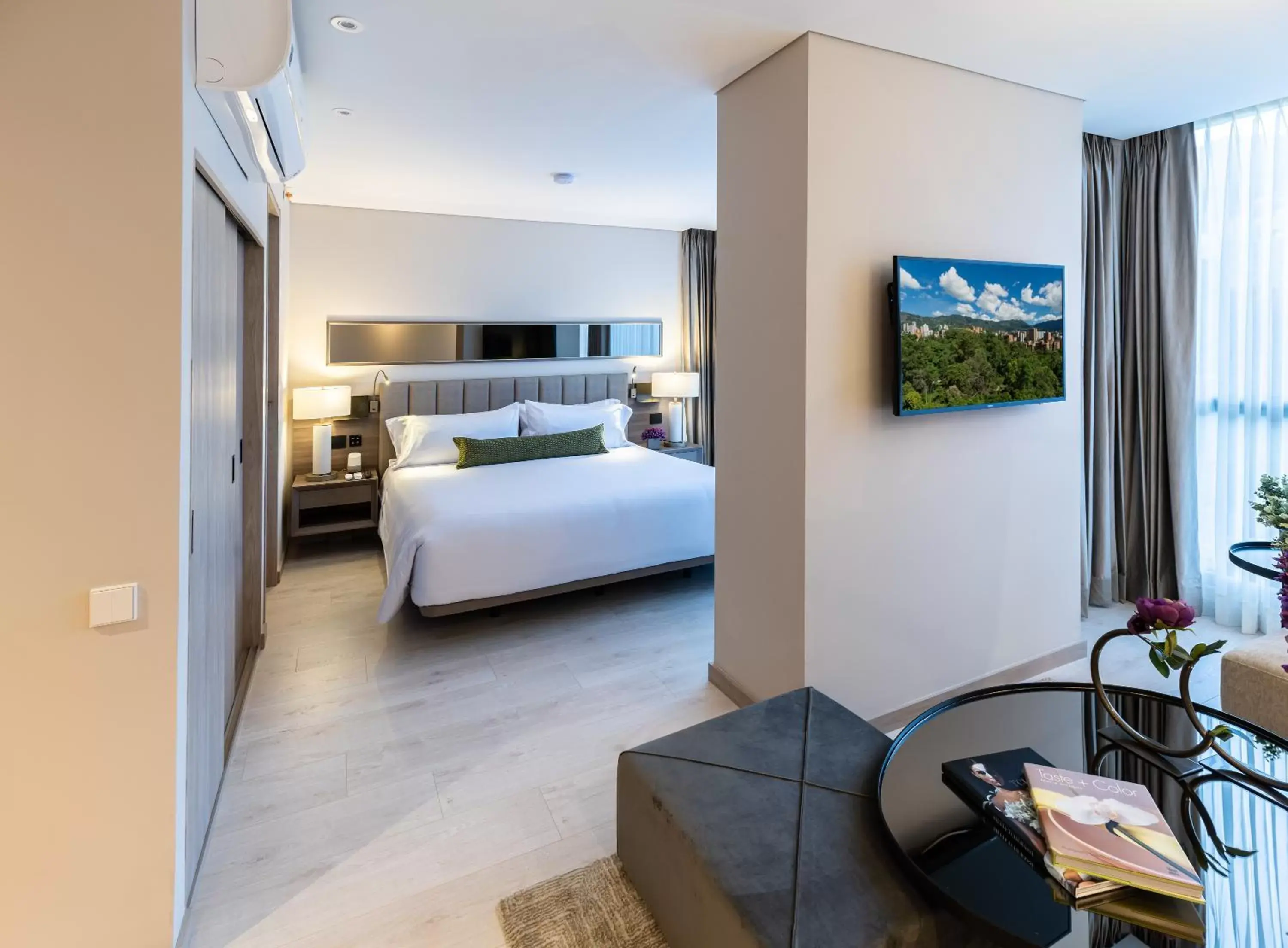 Bedroom in Hotel York Luxury Suites Medellin by Preferred