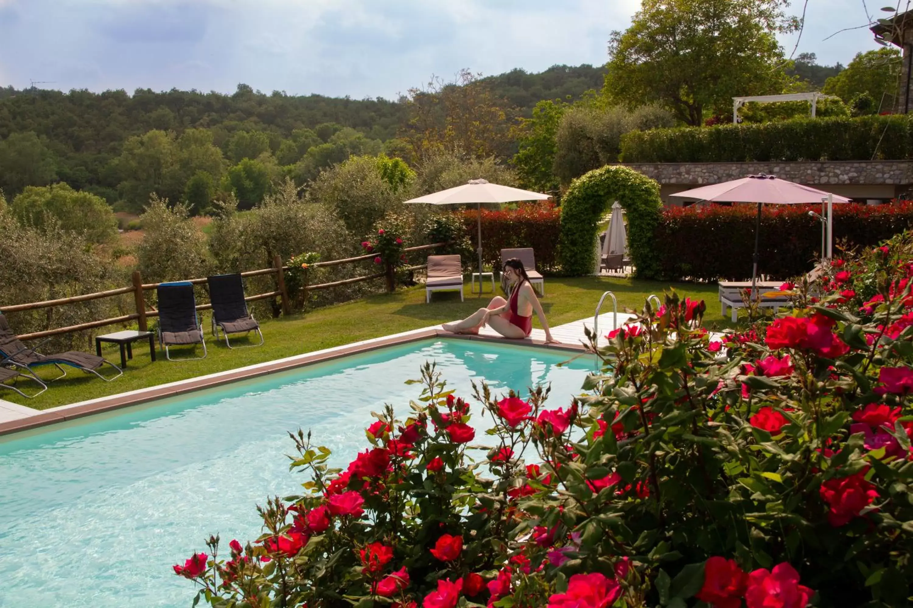 Swimming Pool in B&B Sovenigo