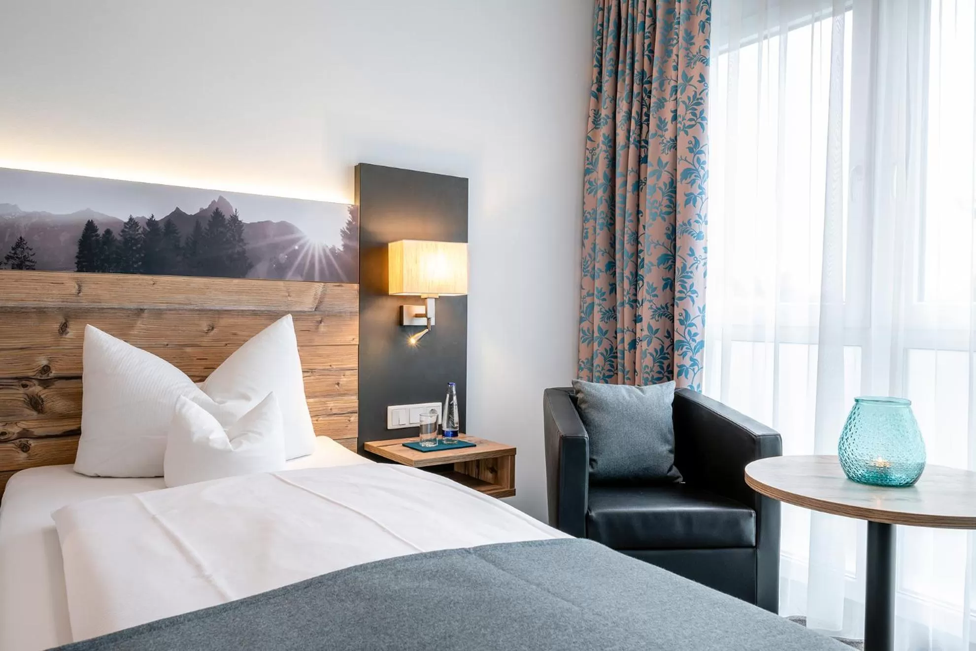 Bed in AVALON Hotel Bad Reichenhall