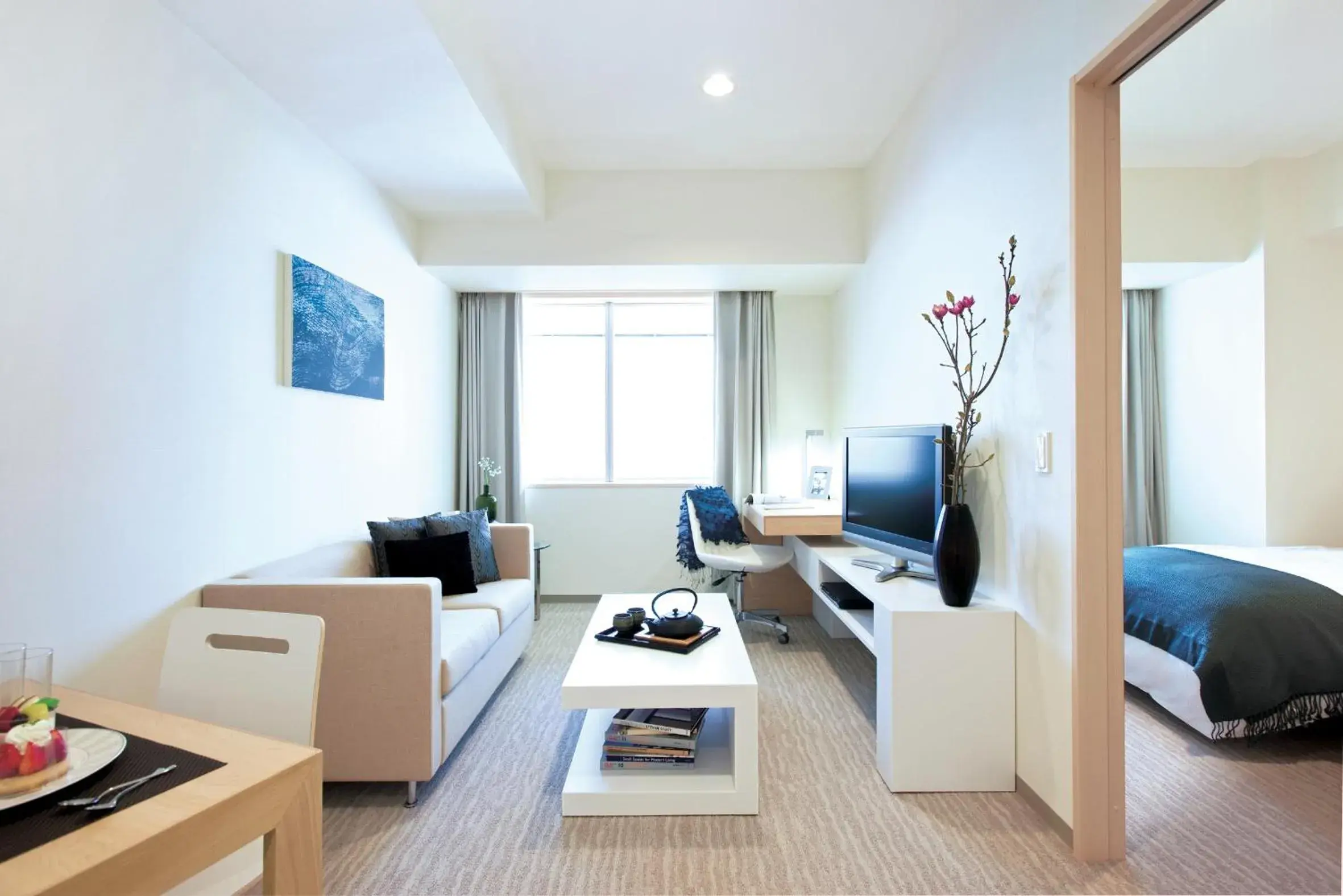 Living room, TV/Entertainment Center in Fraser Residence Nankai Osaka