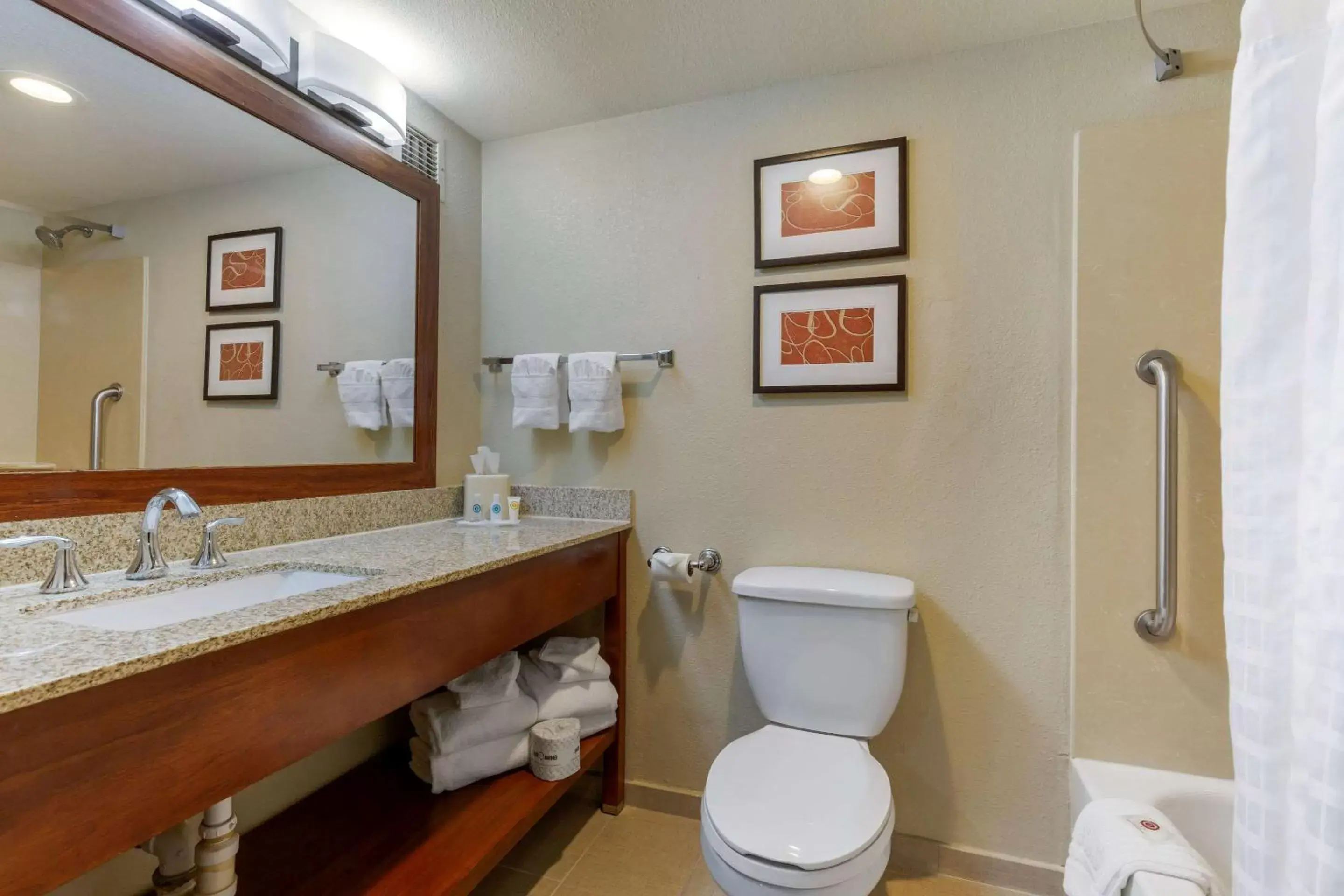 Photo of the whole room, Bathroom in Comfort Suites Near Potomac Mills
