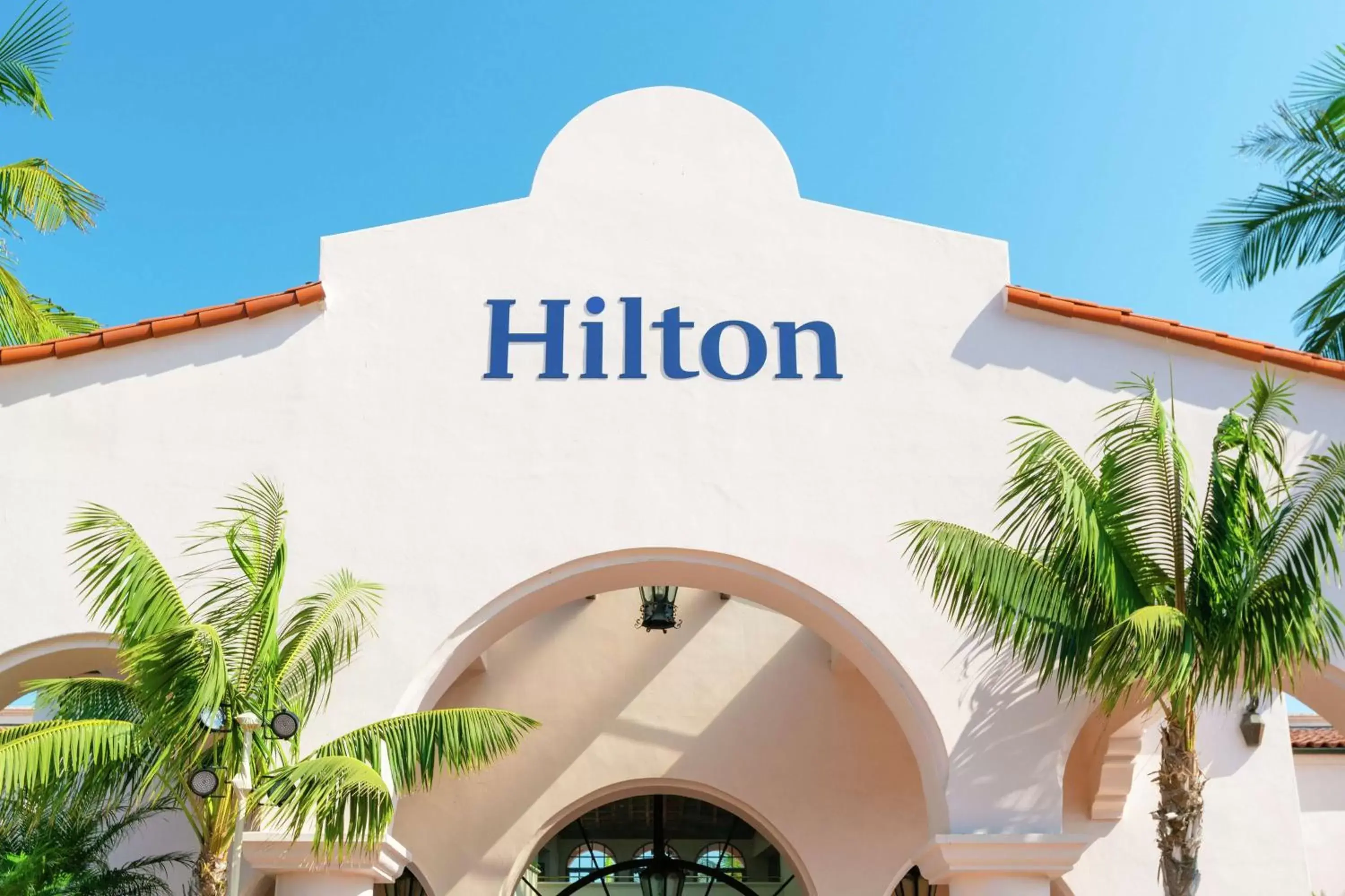 Property Building in Hilton Santa Barbara Beachfront Resort