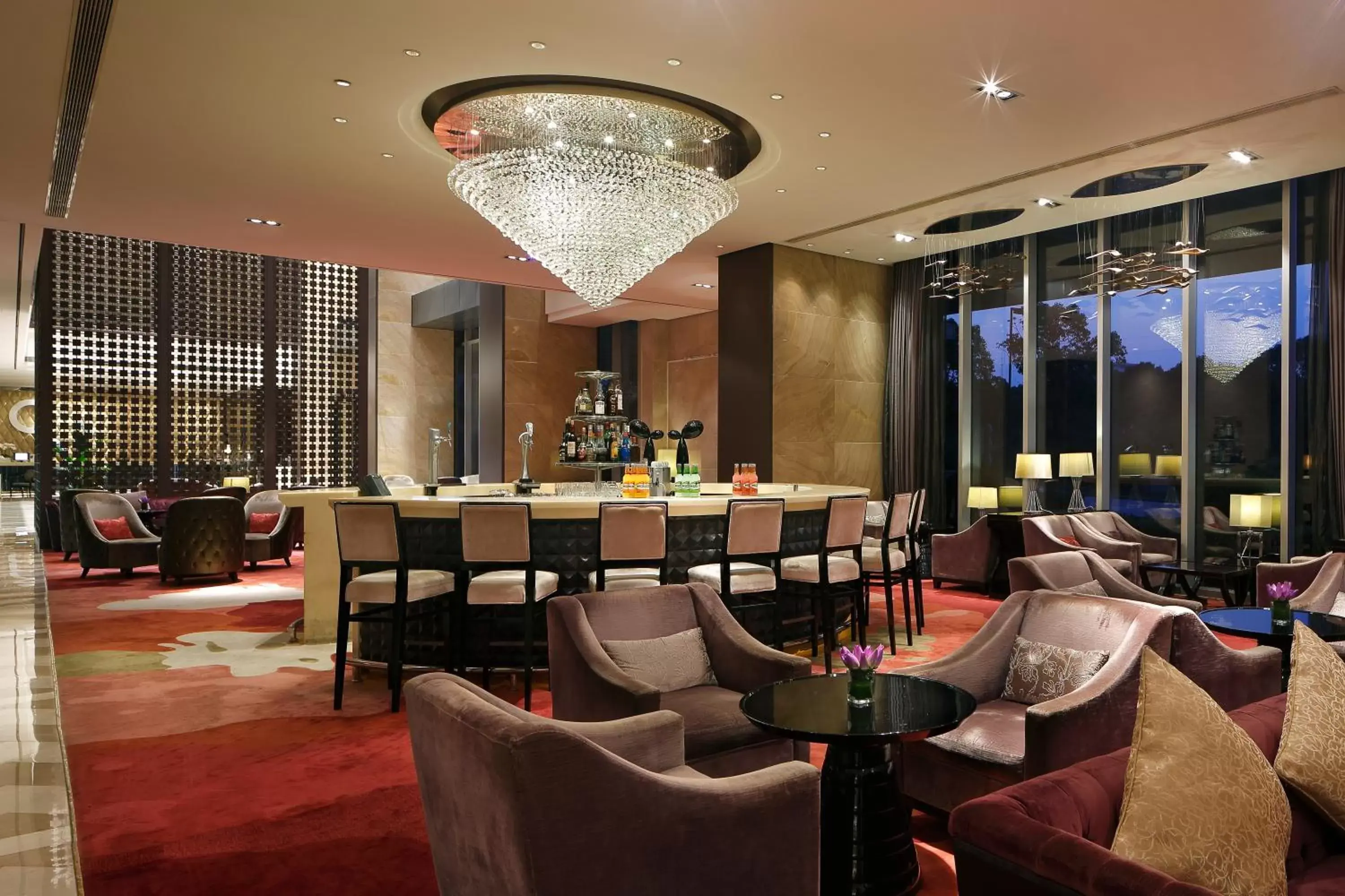 Lounge or bar, Lounge/Bar in The QUBE Hotel Shanghai – Pudong International Airport