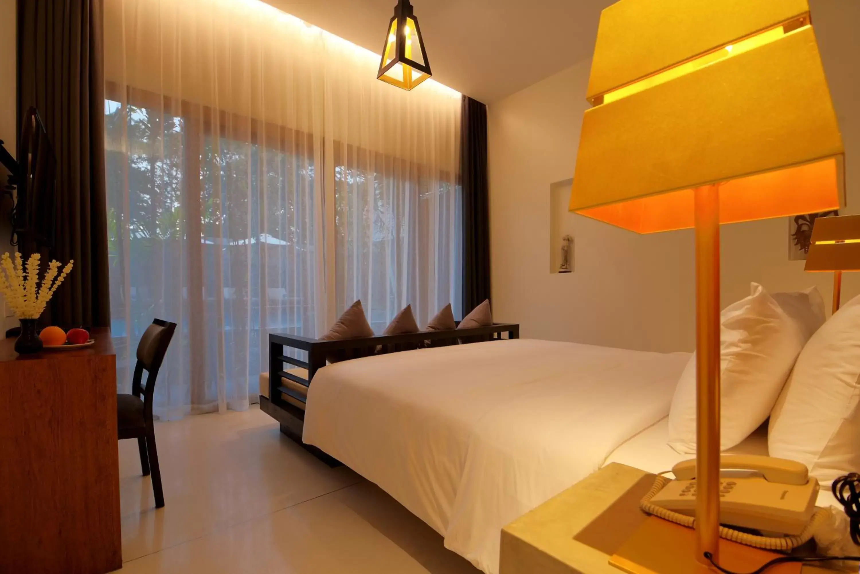 Photo of the whole room, Bed in Apsara Residence Hotel