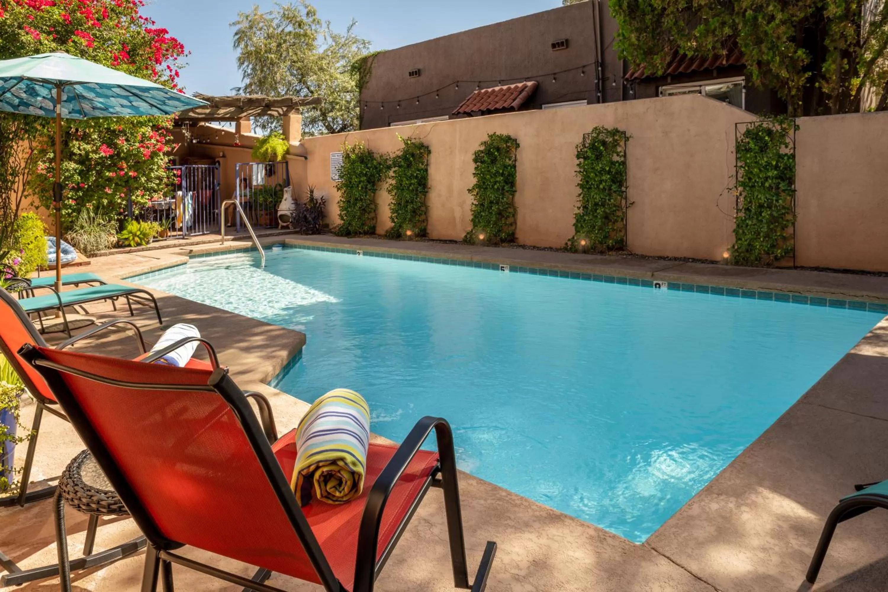 Swimming Pool in Adobe Rose Inn