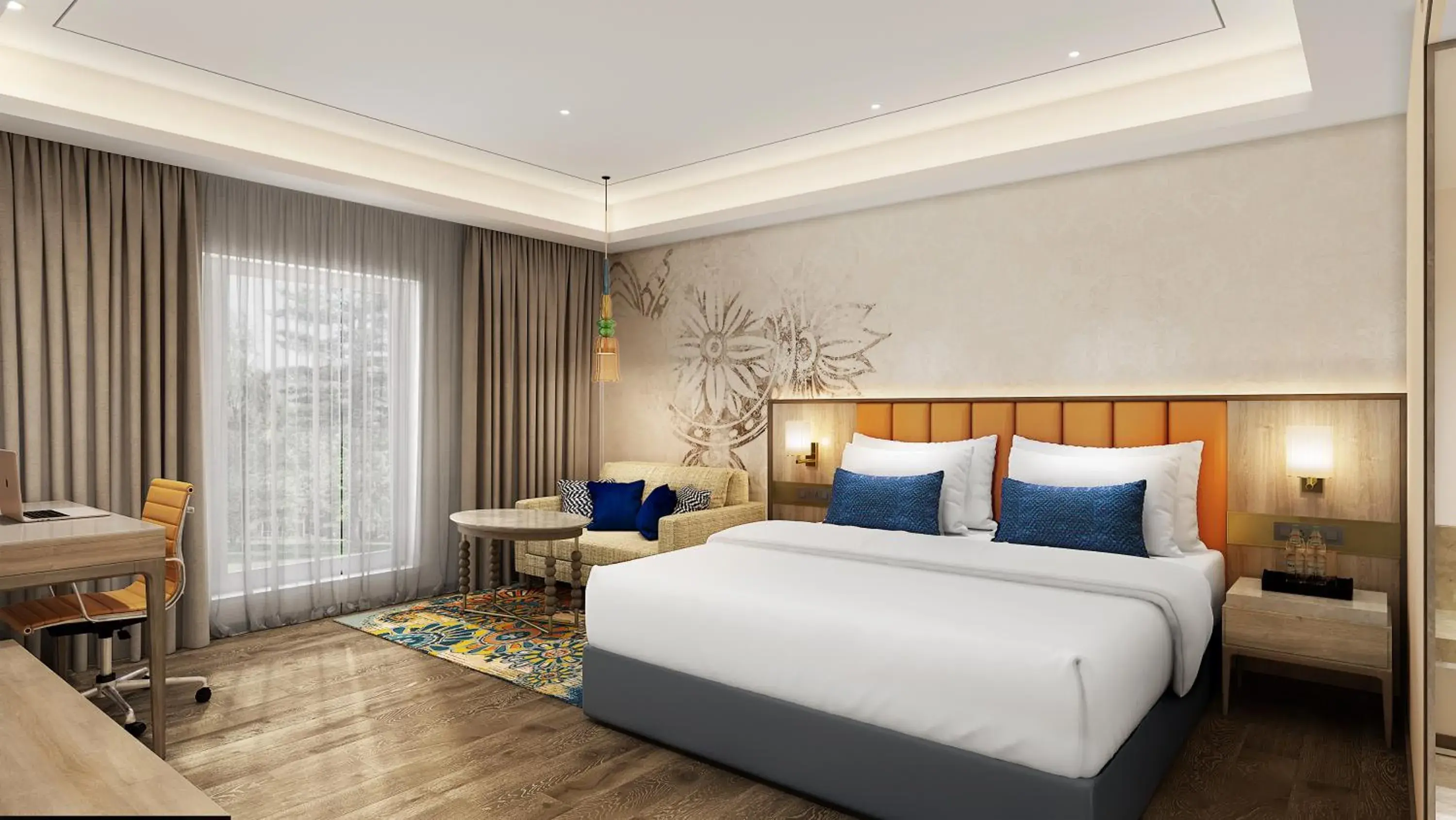 Superior Room king bed in Hotel Bliss Superior Room king bed in Hotel Bliss