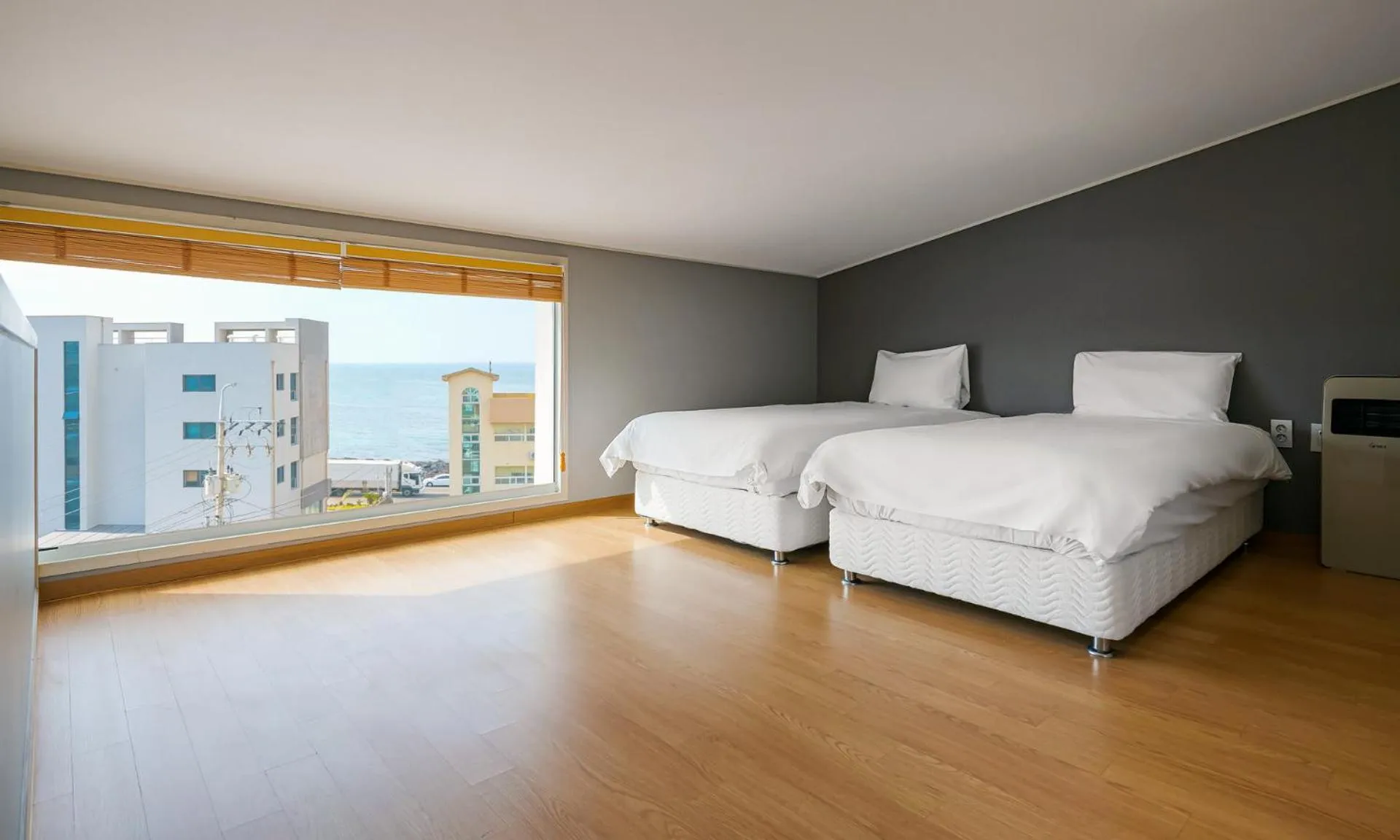 Bed in Pampas Hotel Jeju