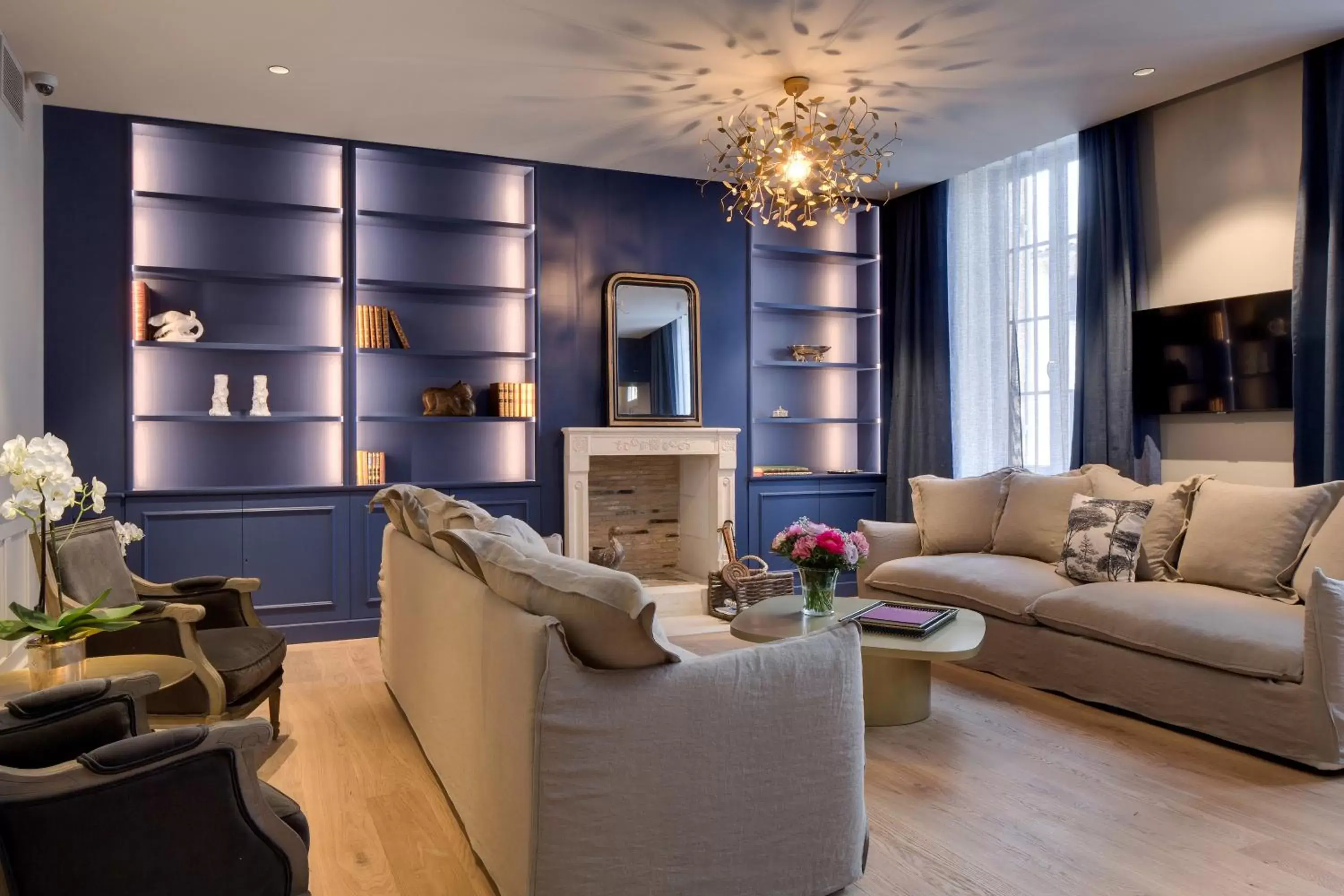 Living room, Seating Area in Château Fage - La Maison des Vignes - Groupe LES COLLECTIONNEURS