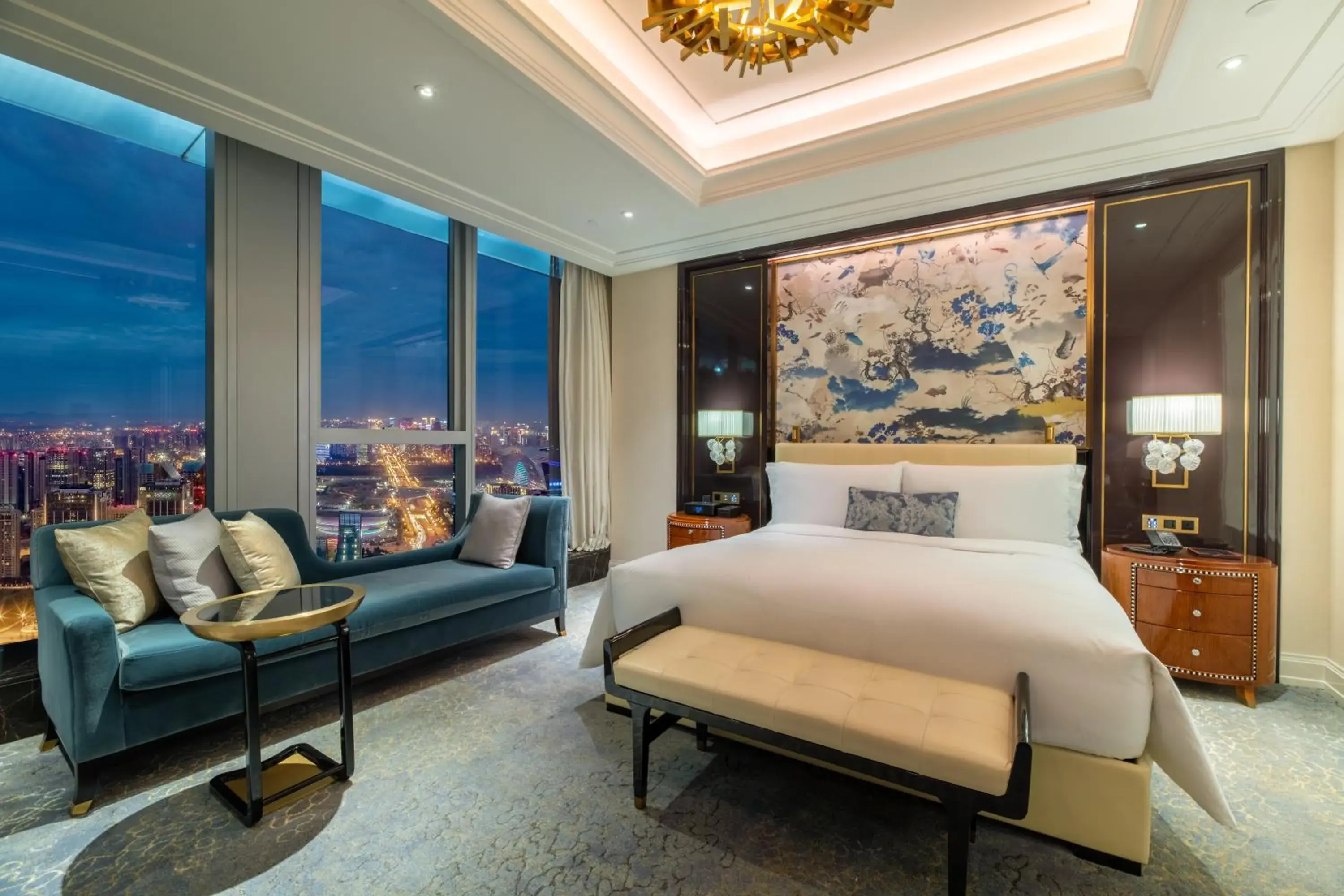 Bed in Waldorf Astoria Chengdu