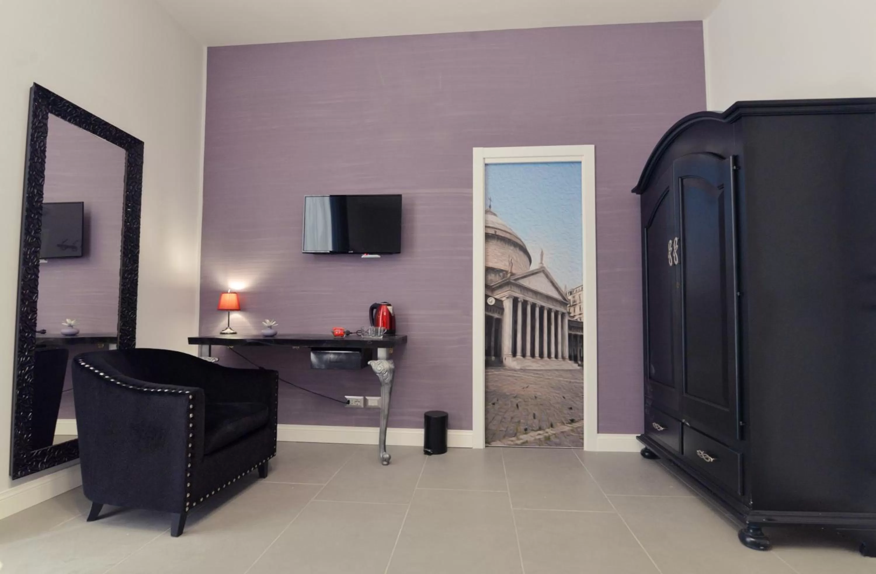 Bedroom in Chiaia Roof