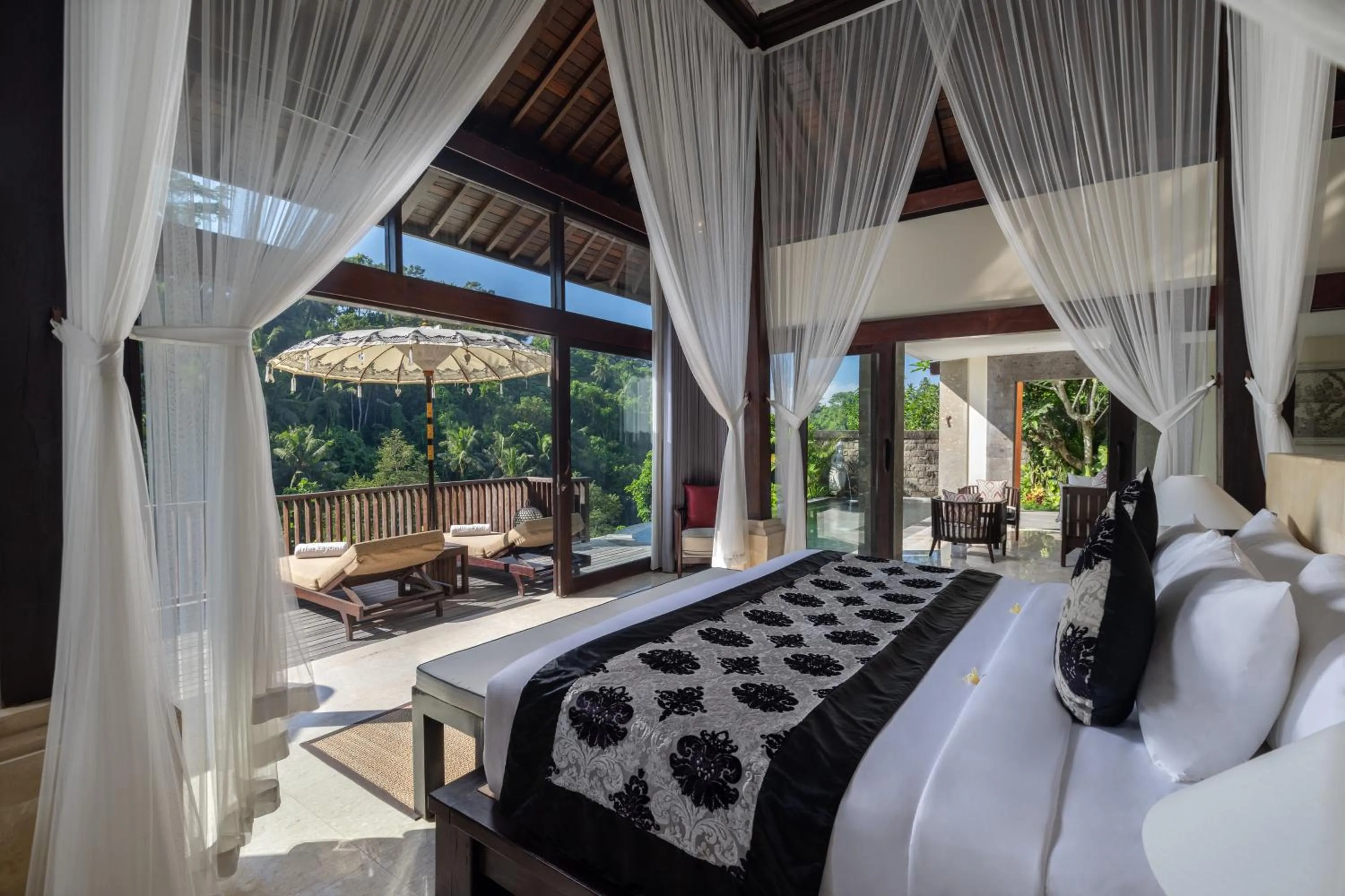 Bedroom, Bed in The Kayon Valley Resort