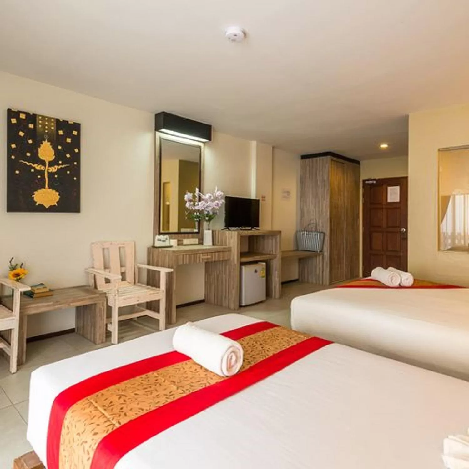 Bedroom, Bed in Baan Ban Dalay