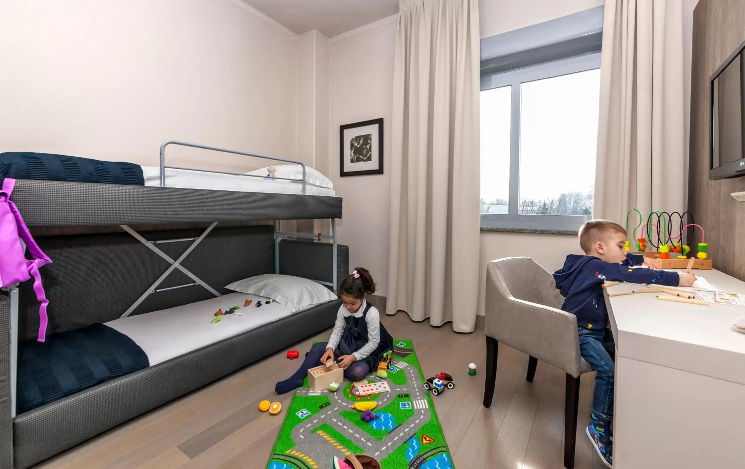 Bedroom in Peralba Autohotel