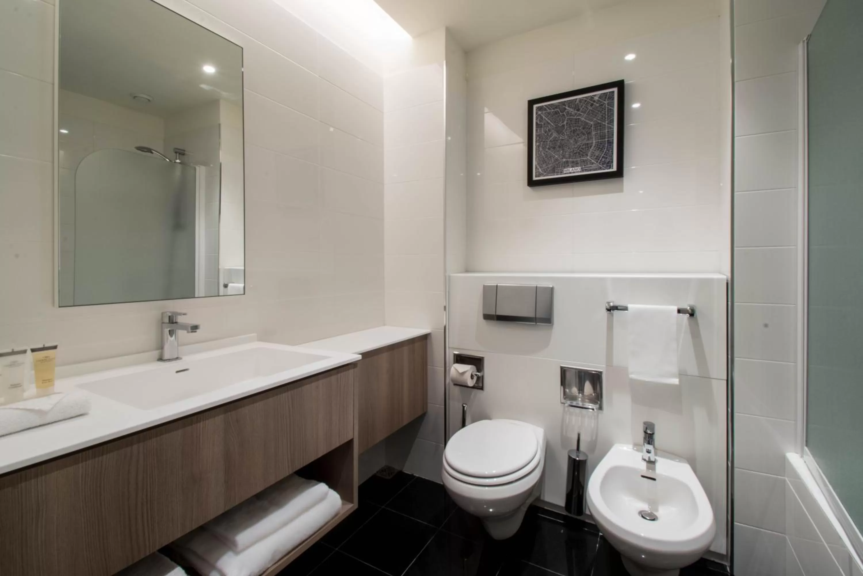 Bathroom in Crowne Plaza Milan Linate by IHG