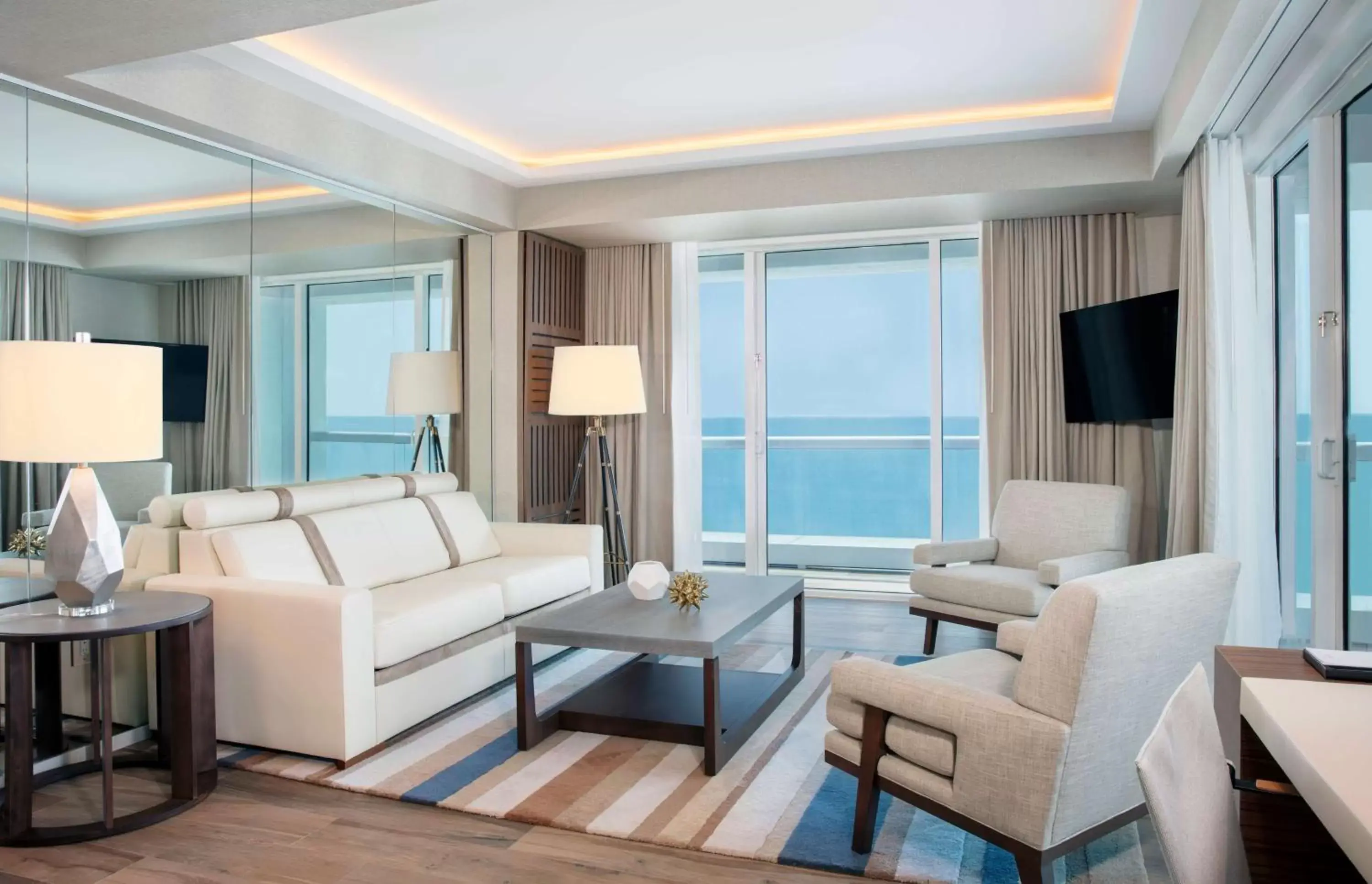 Bedroom, Seating Area in Conrad Fort Lauderdale Beach