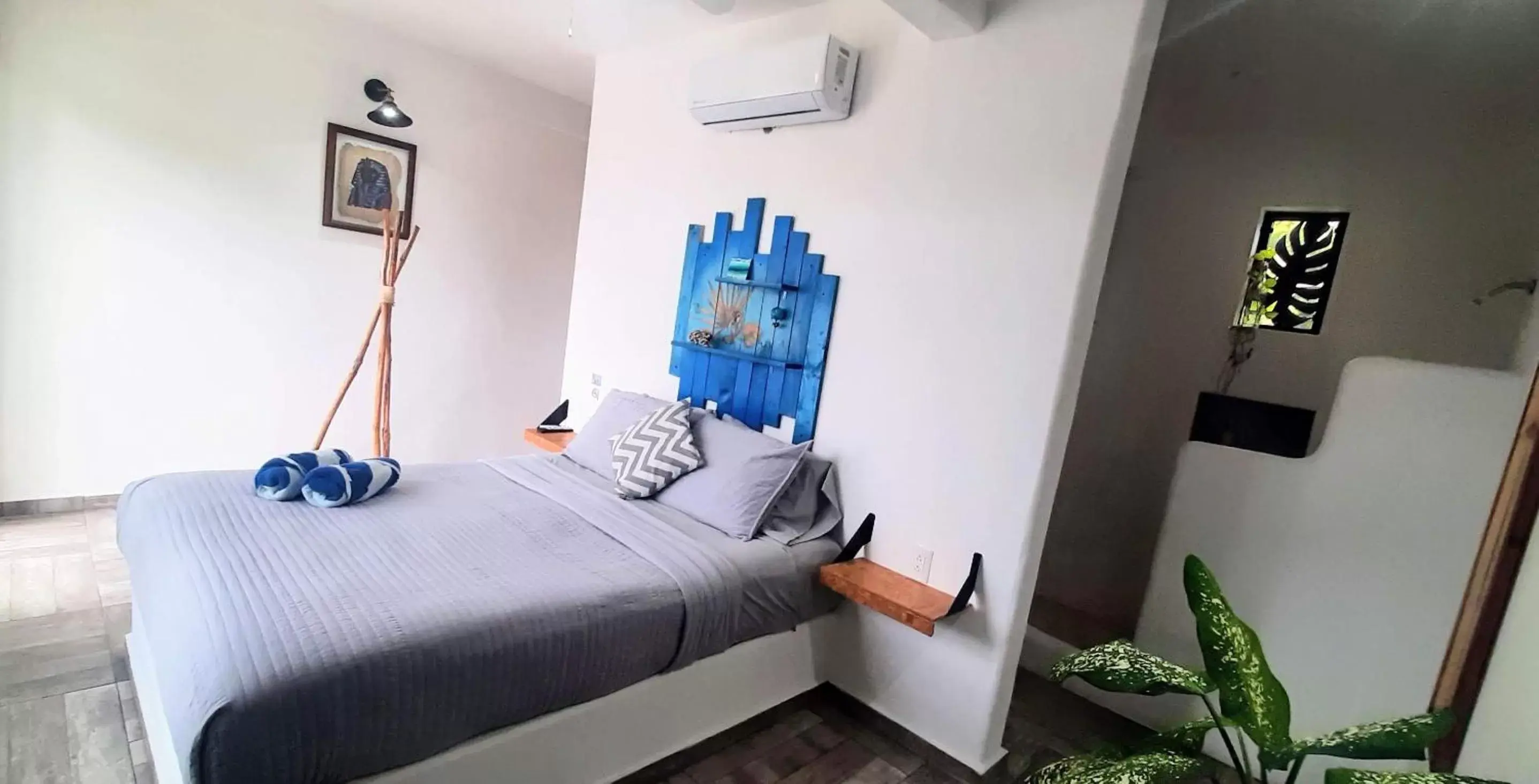 Bed in teki-sha home&suites