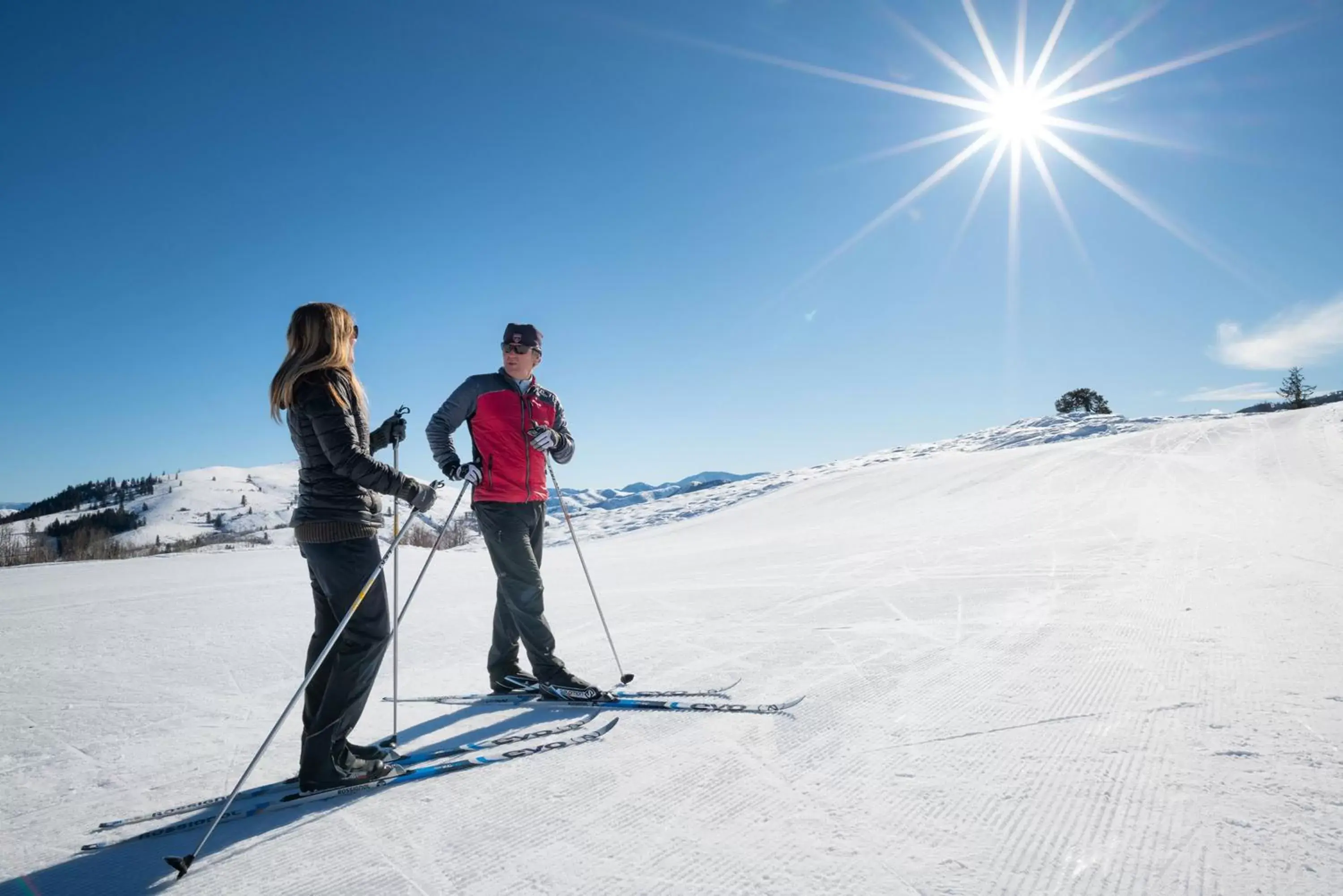 Winter, Skiing in Sun Mountain Lodge