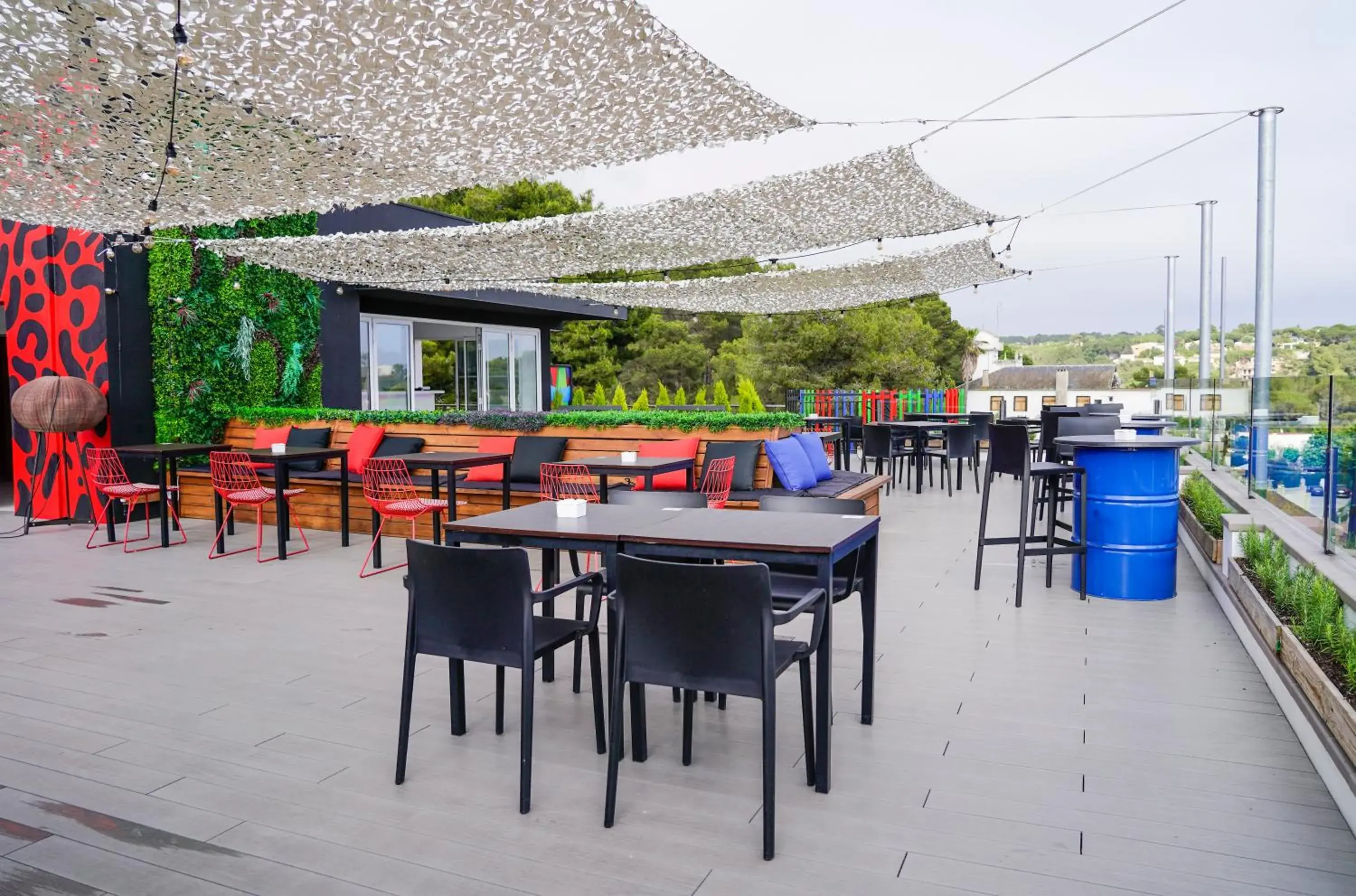 Balcony/Terrace, Restaurant/Places to Eat in BPM Lloret Hotel - 30º Hotels