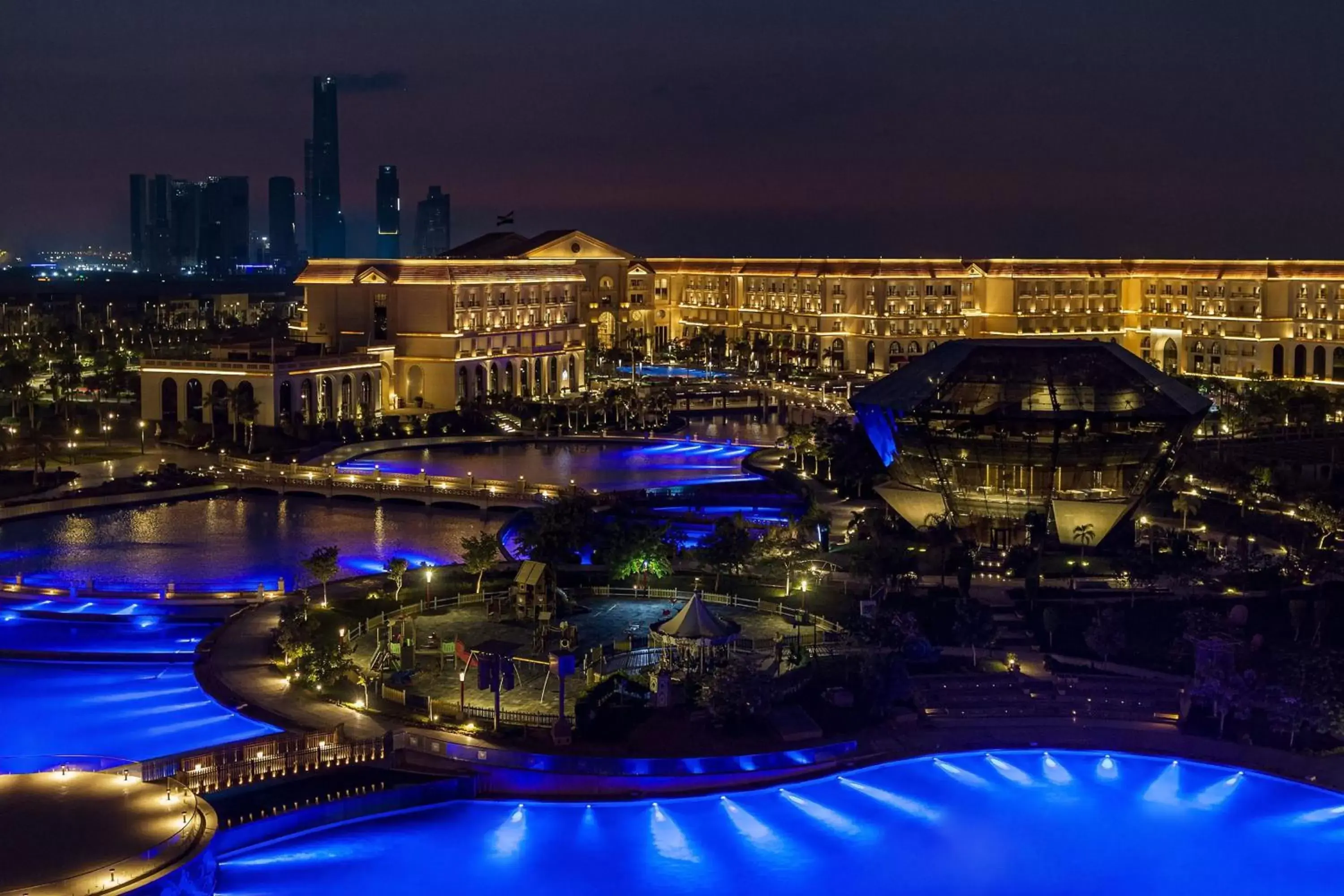 Property building, Pool View in The St. Regis Almasa Hotel, Cairo