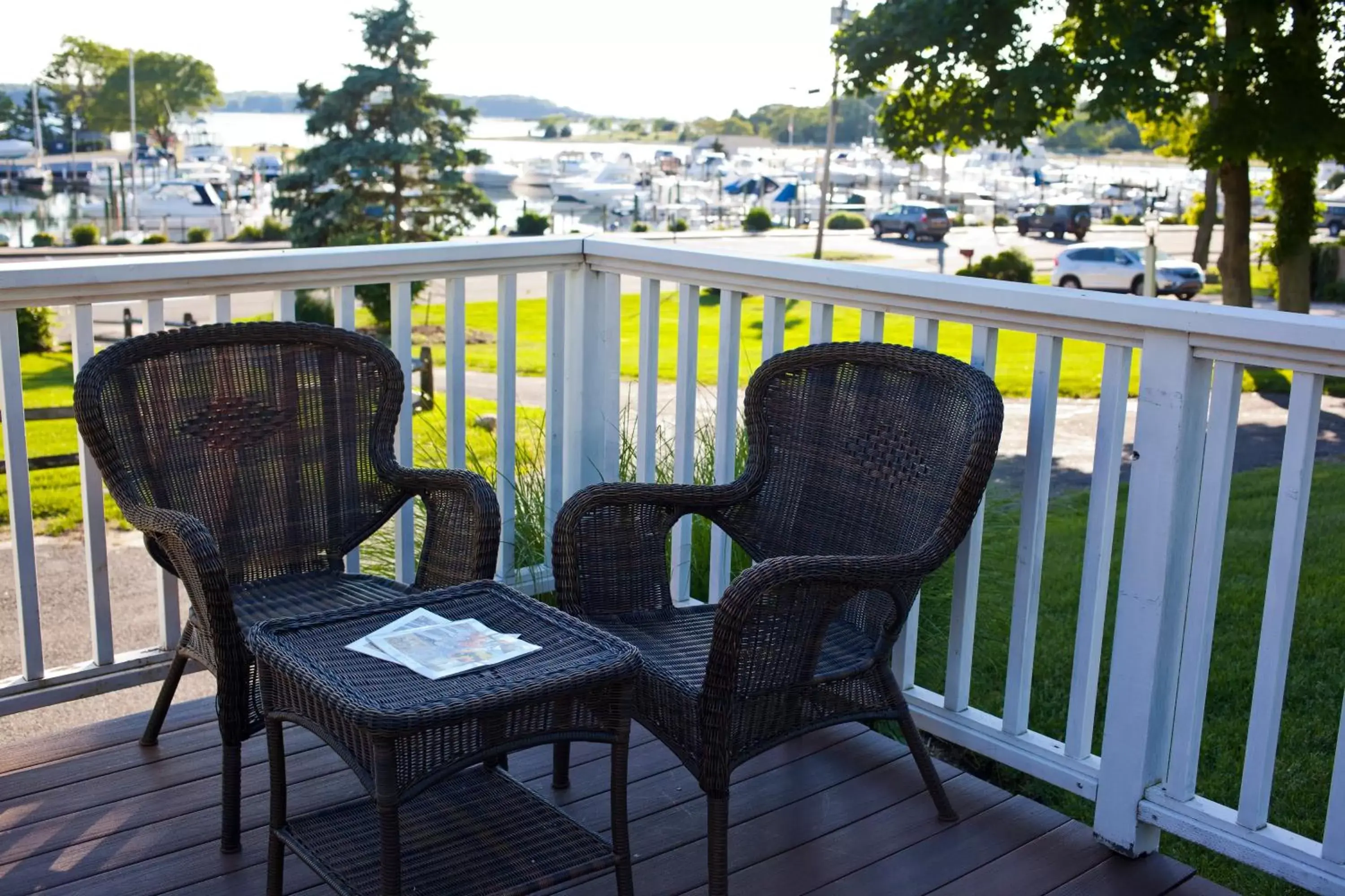 Patio, Balcony/Terrace in Three Village Inn