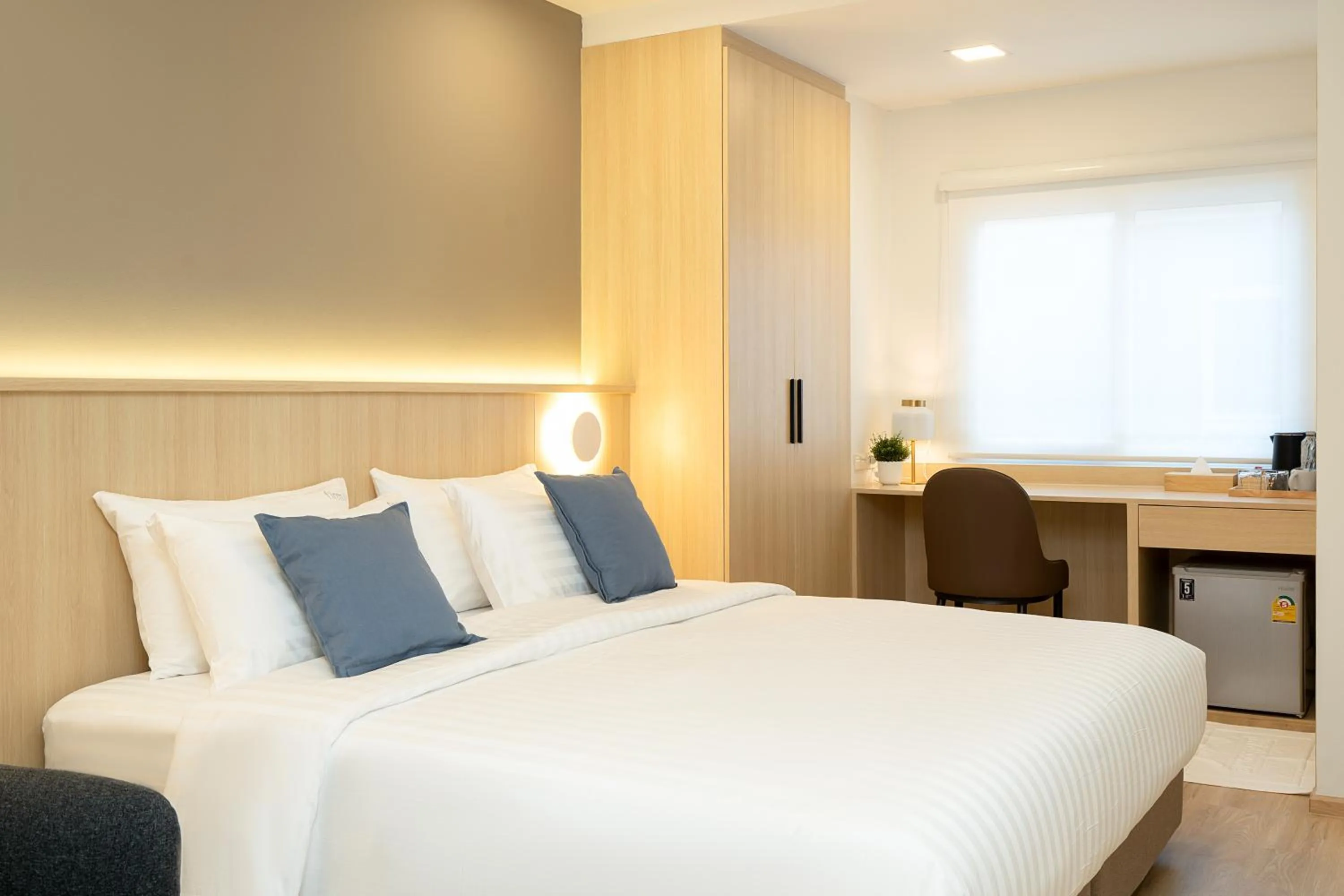 Bedroom, Bed in Diya Hotel Bangkok