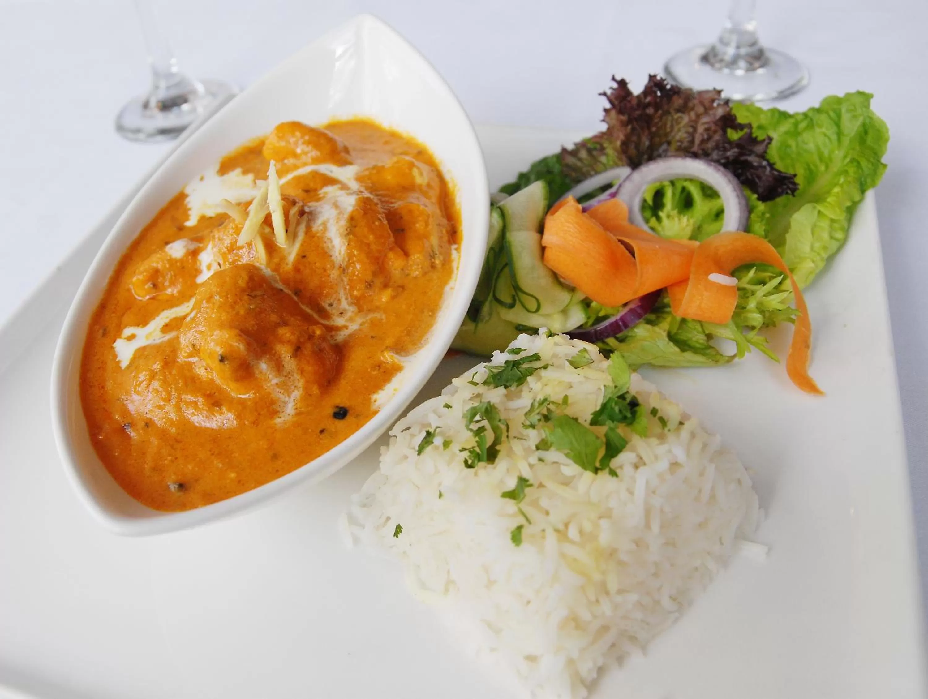 Food in Tree Hotel at Iffley