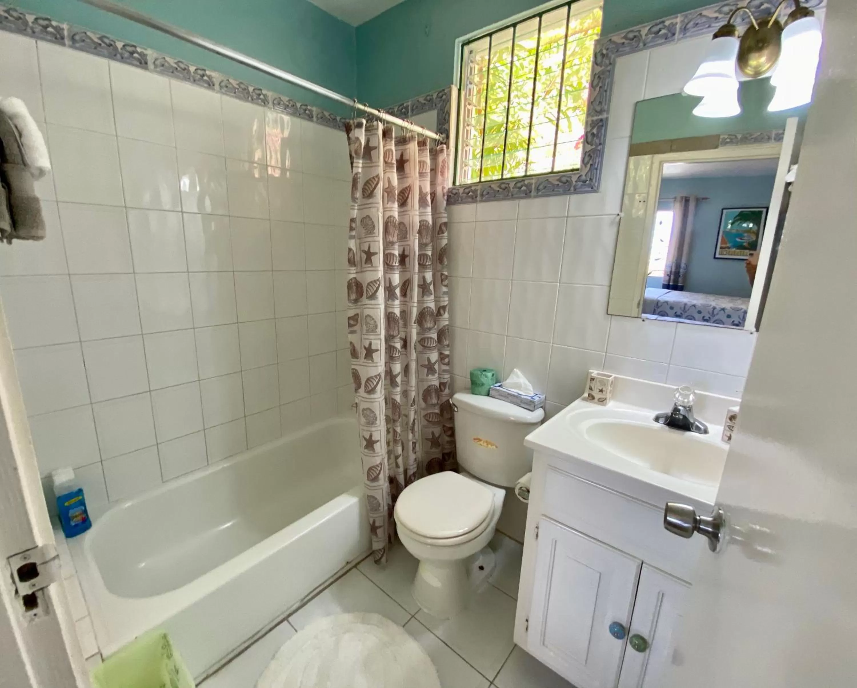 Shower, Bathroom in The Blue Orchid B&B