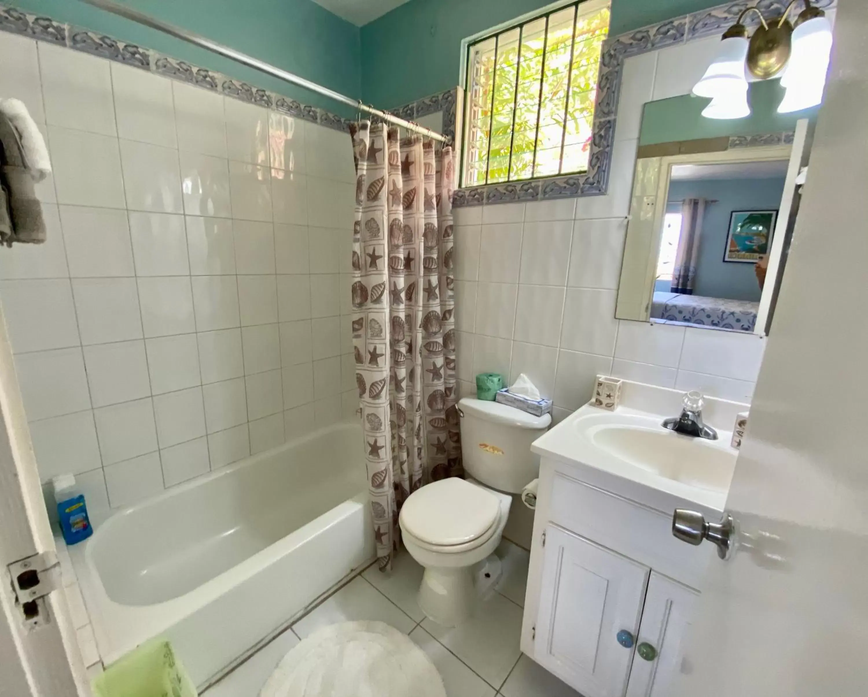 Shower, Bathroom in The Blue Orchid B&B