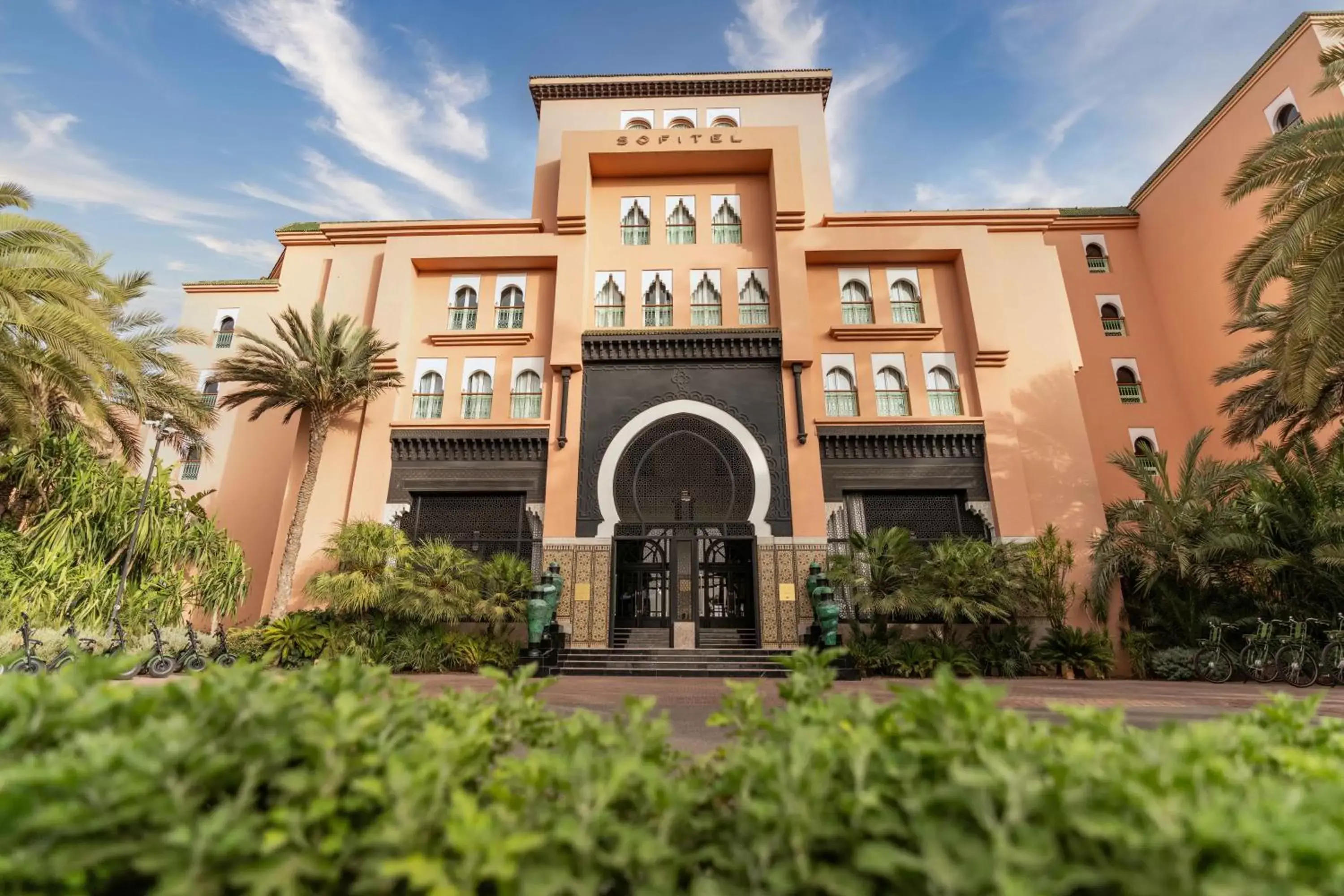 Facade/entrance, Property Building in Sofitel Marrakech Lounge and Spa