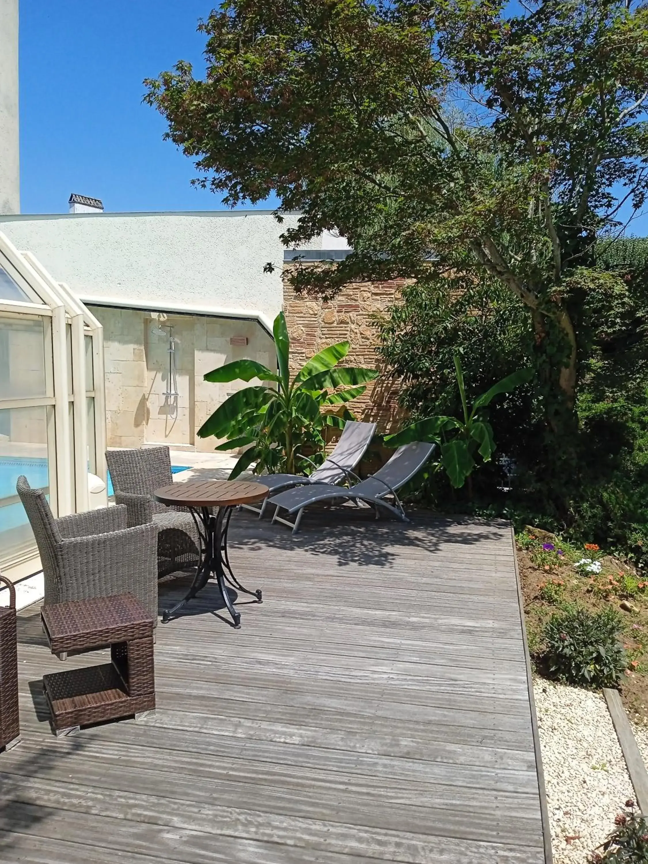 Balcony/Terrace in Clos La Boëtie & Spa