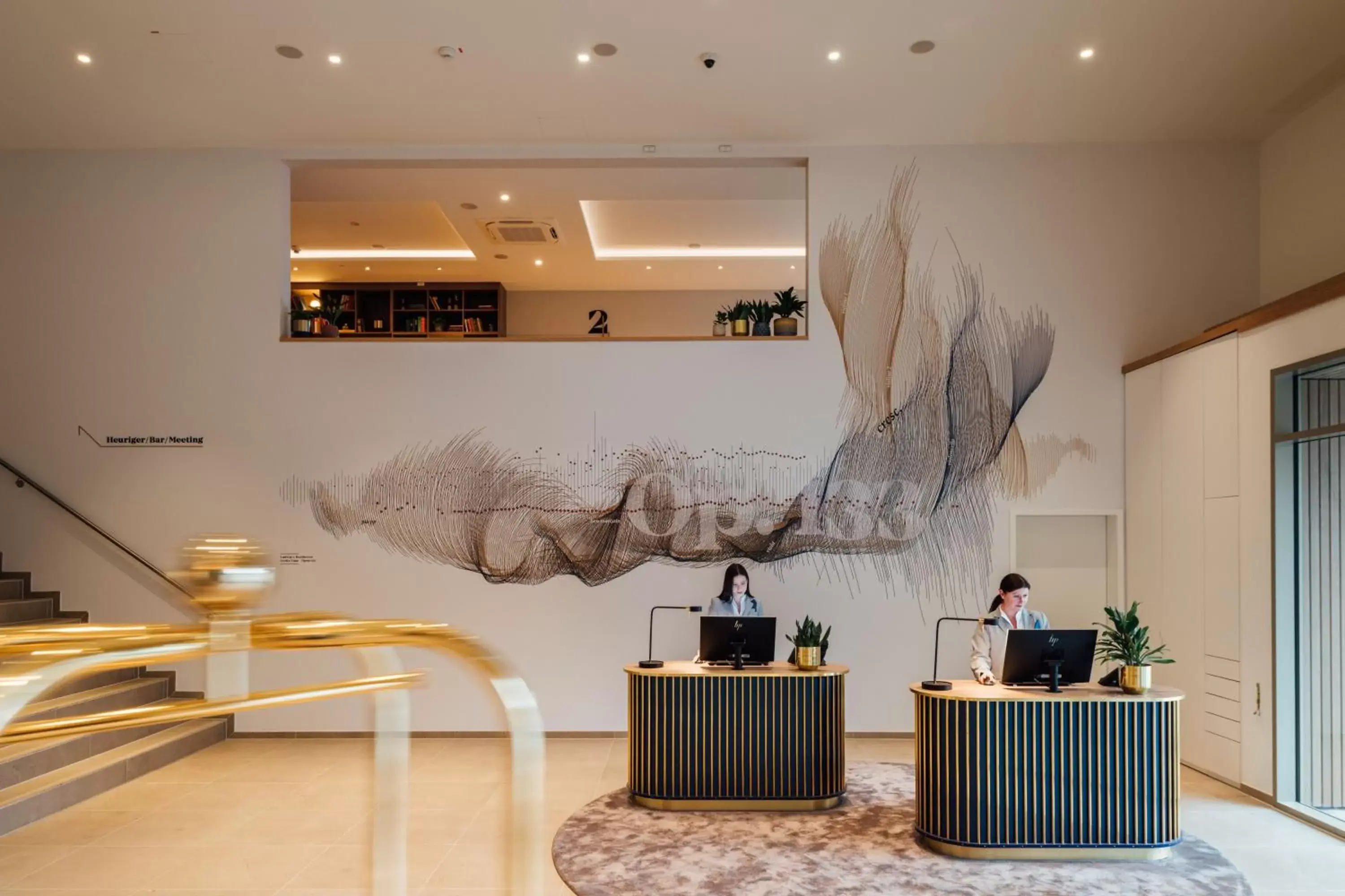 Lobby or reception in Vienna House by Wyndham MQ Kronberg