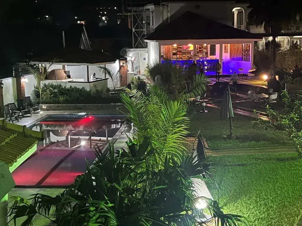 Night, Pool View in Infinity Hotel Kampala