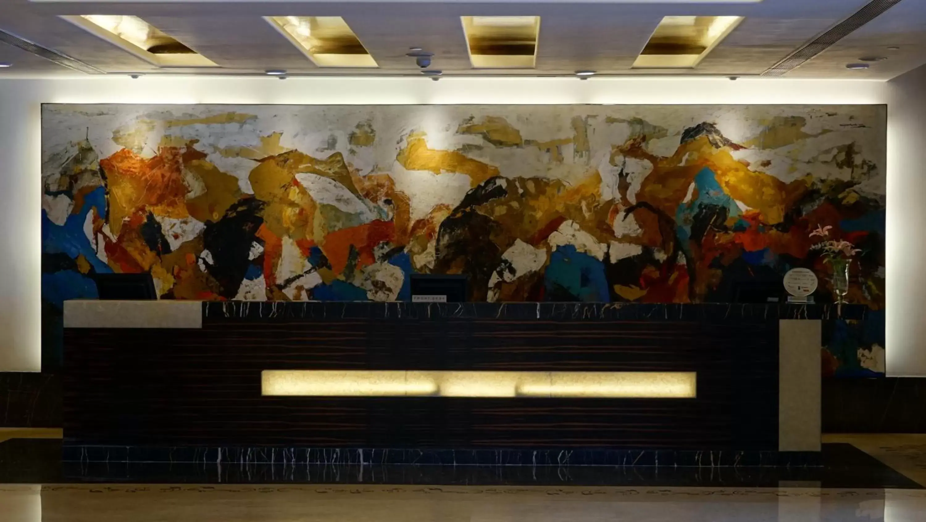 Lobby or reception in Taj Chandigarh Lobby or reception in Taj Chandigarh