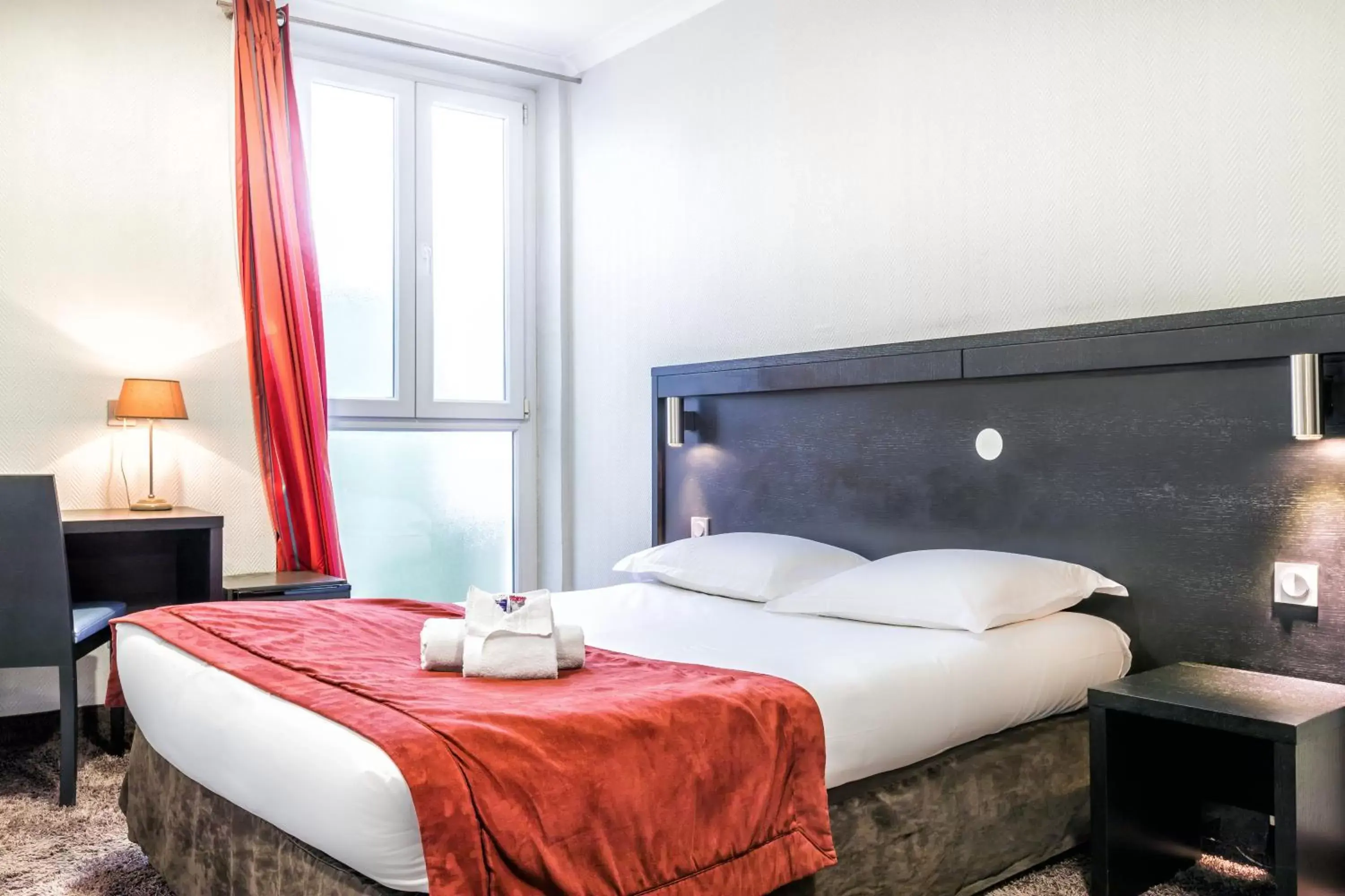 Bed in Hotel De Suède