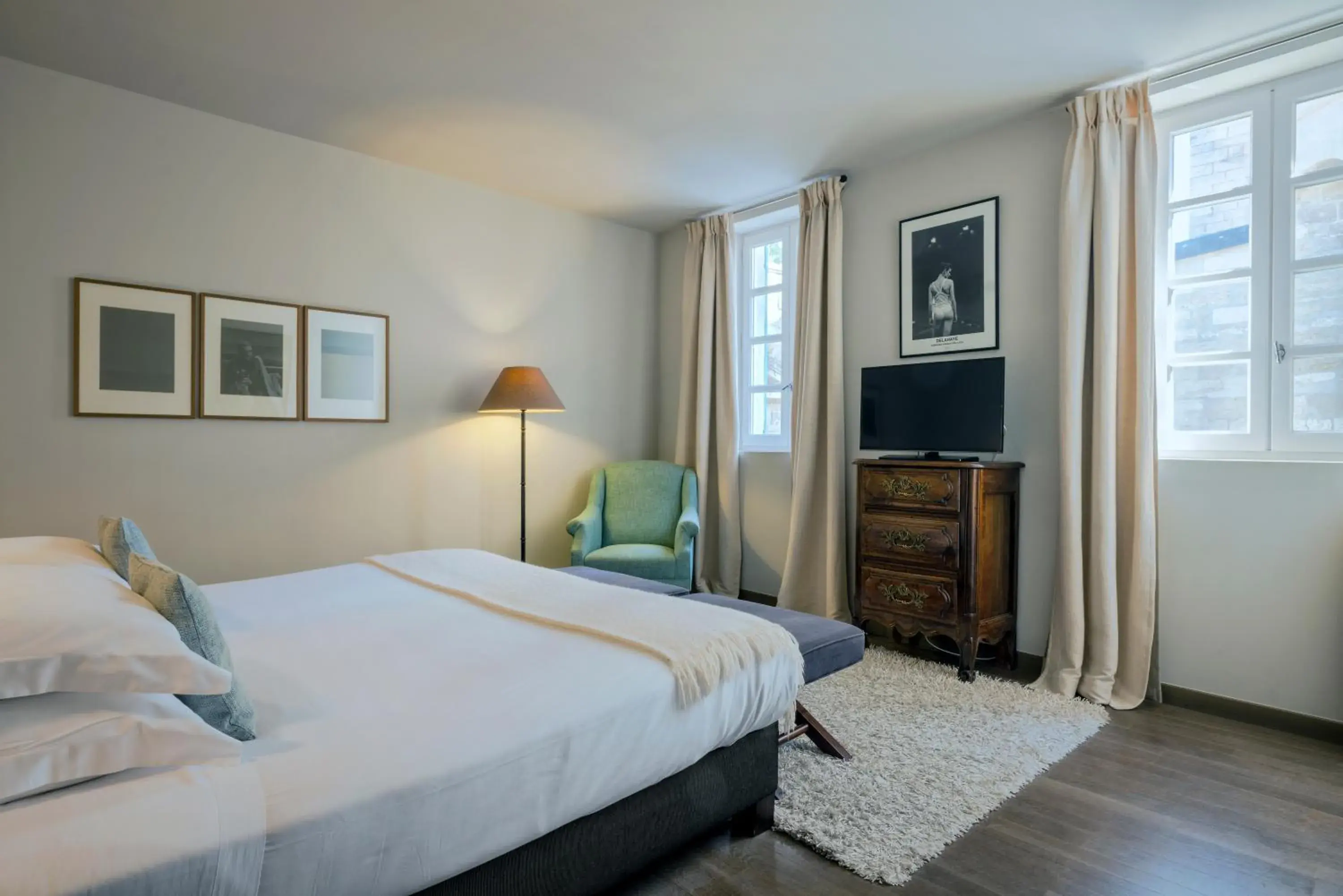 Bedroom, Bed in Le Prieure