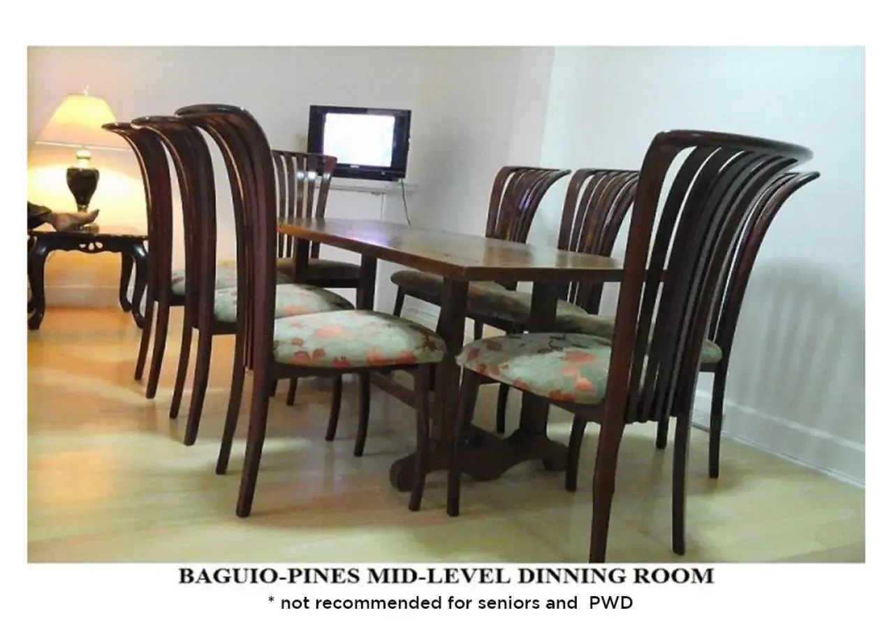 Dining Area in Agreeable Family Baguio Suites