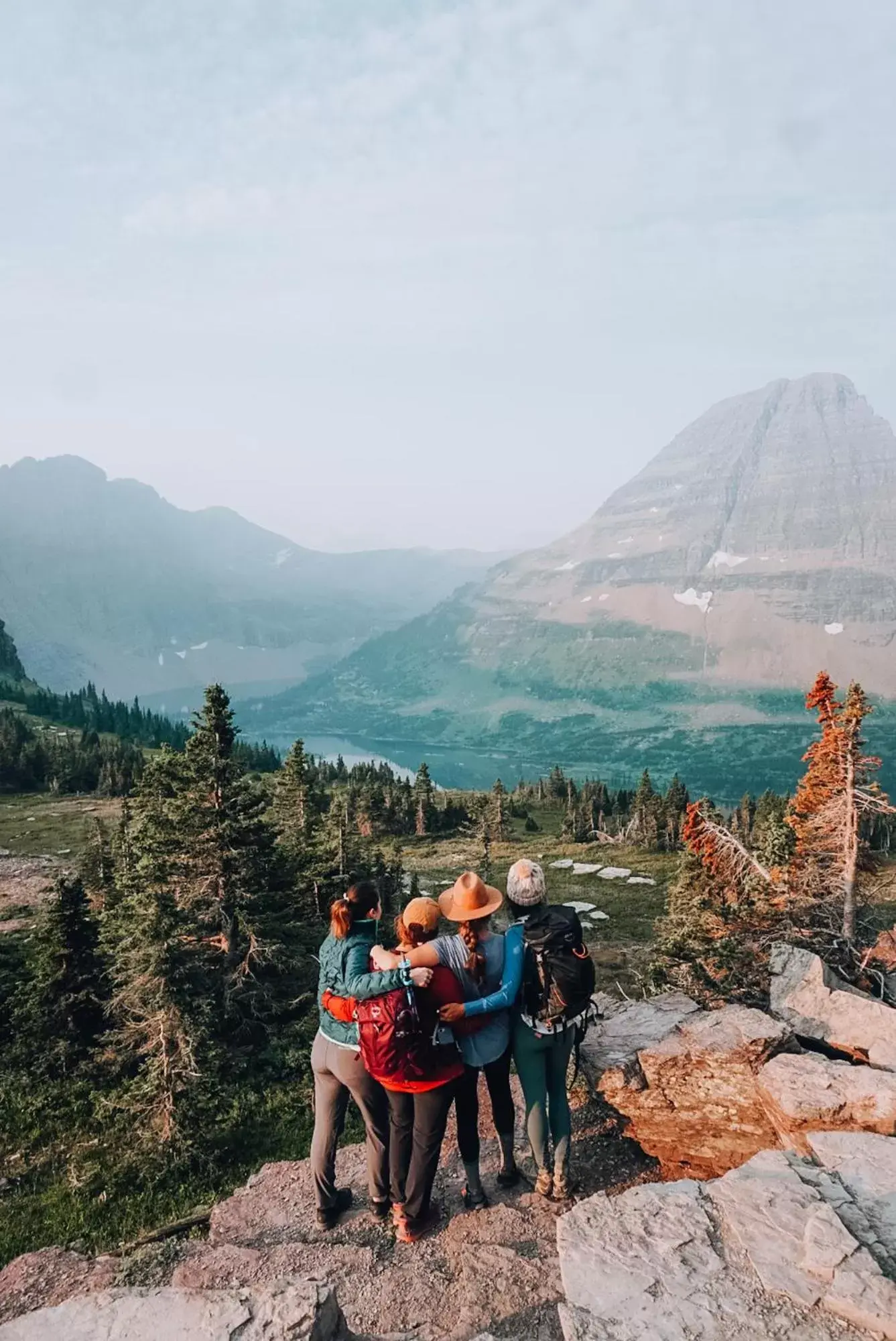 Hiking in Wander Camp Glacier