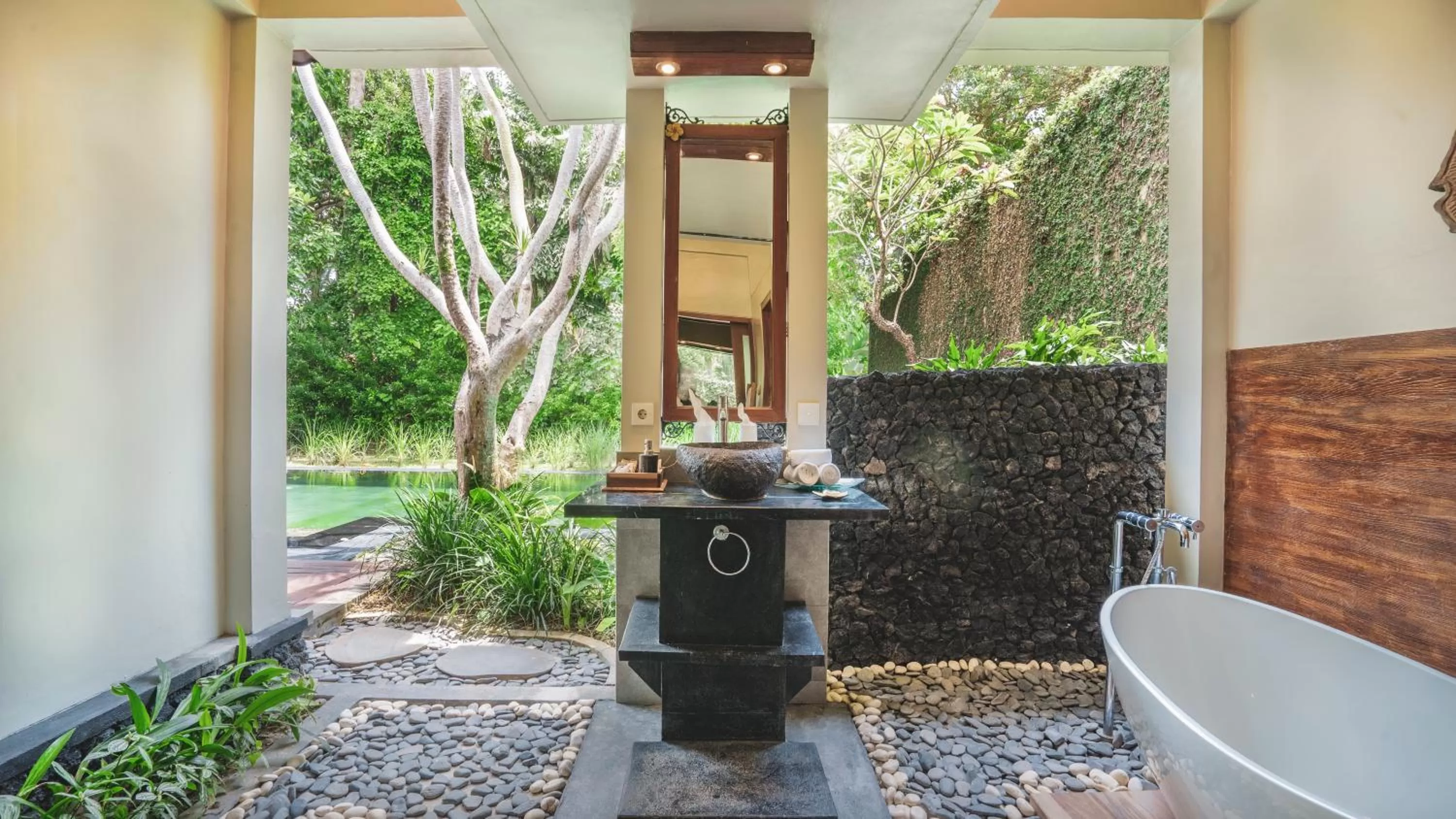 Garden in KajaNe Mua at Ubud Bali