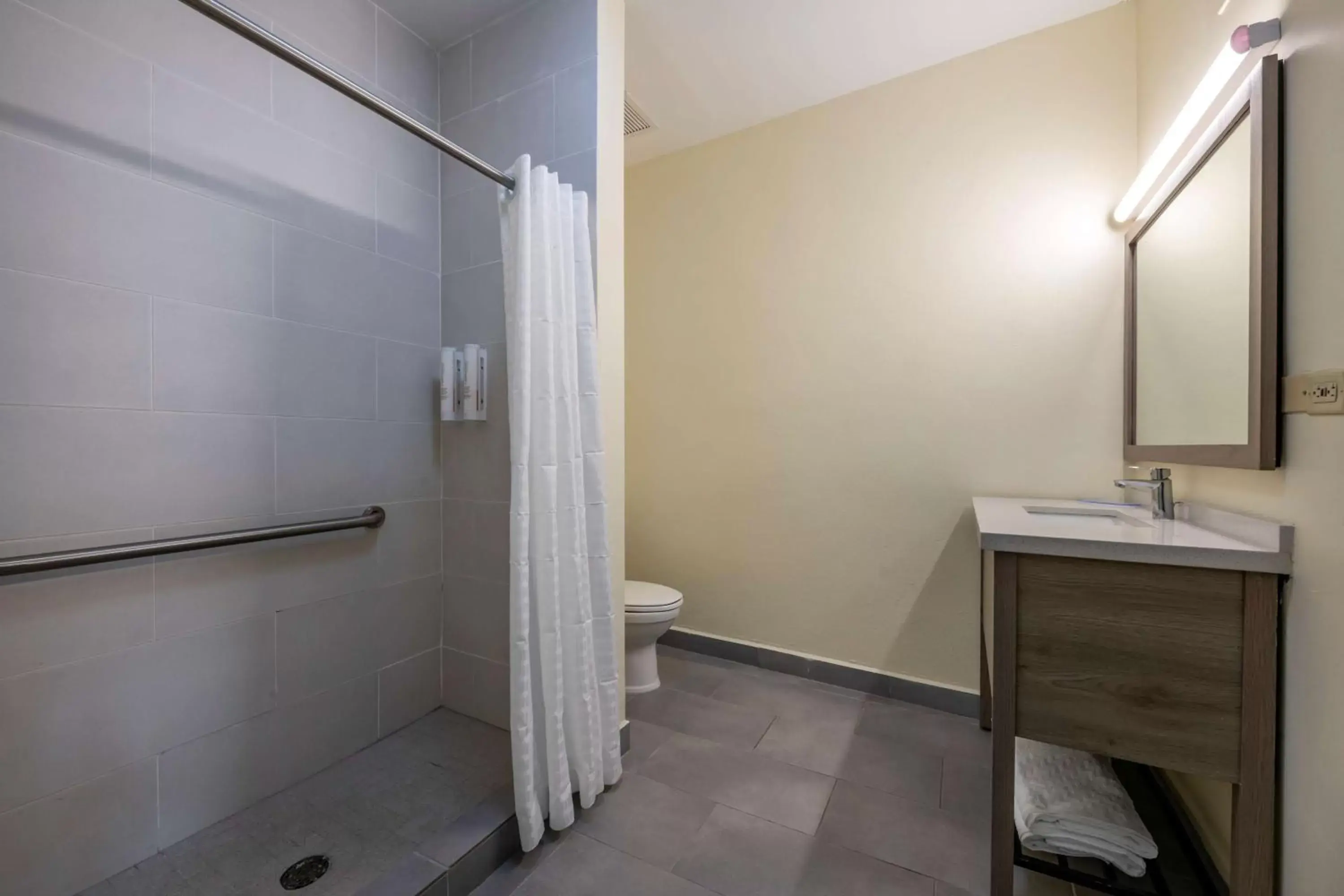 Bathroom in Mayaguez Plaza Hotel; SureStay Collection by Best Western