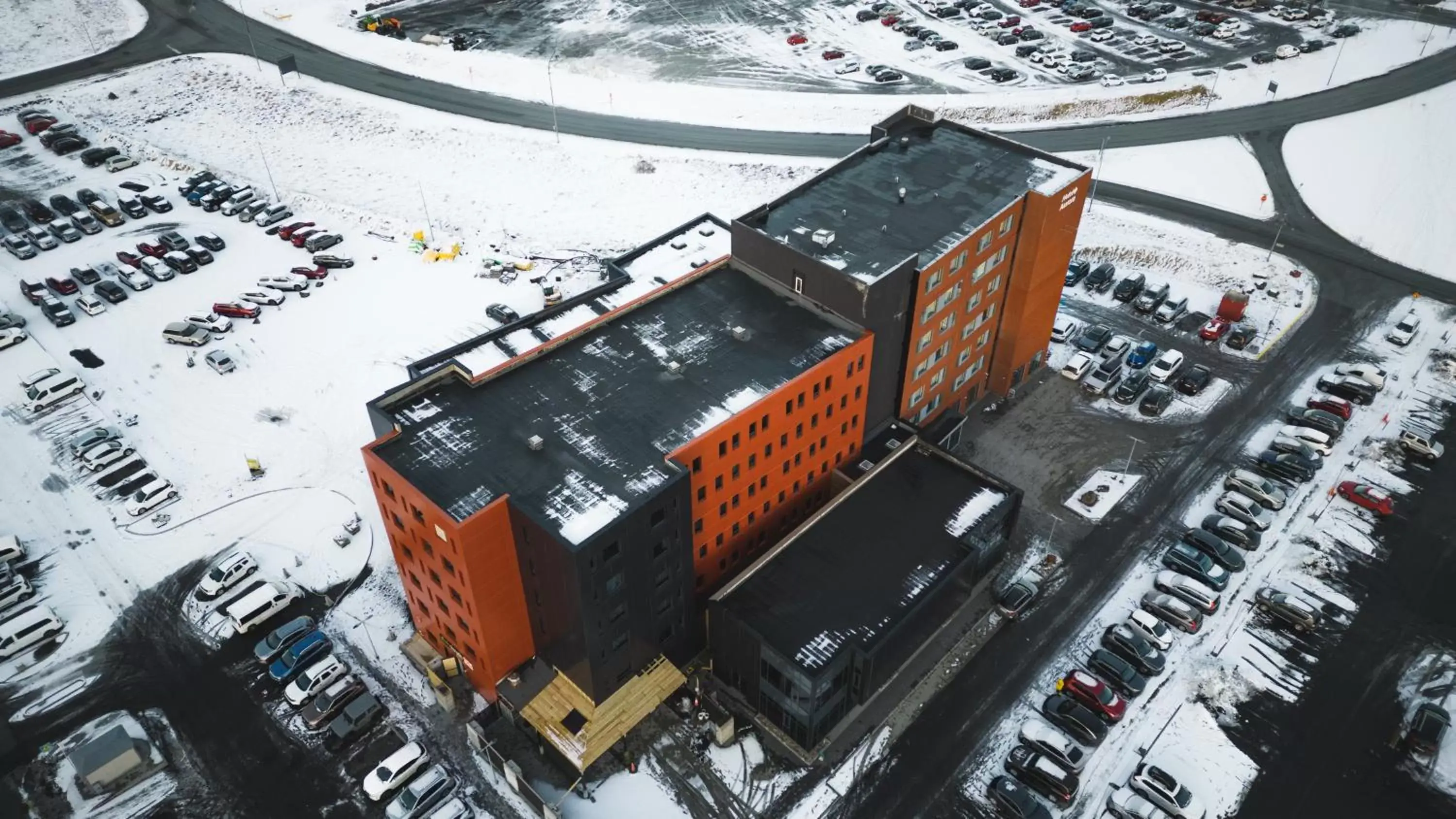 Property building, Bird's-eye View in Aurora Hotel at Reykjavik-Keflavik Airport Terminal KEF